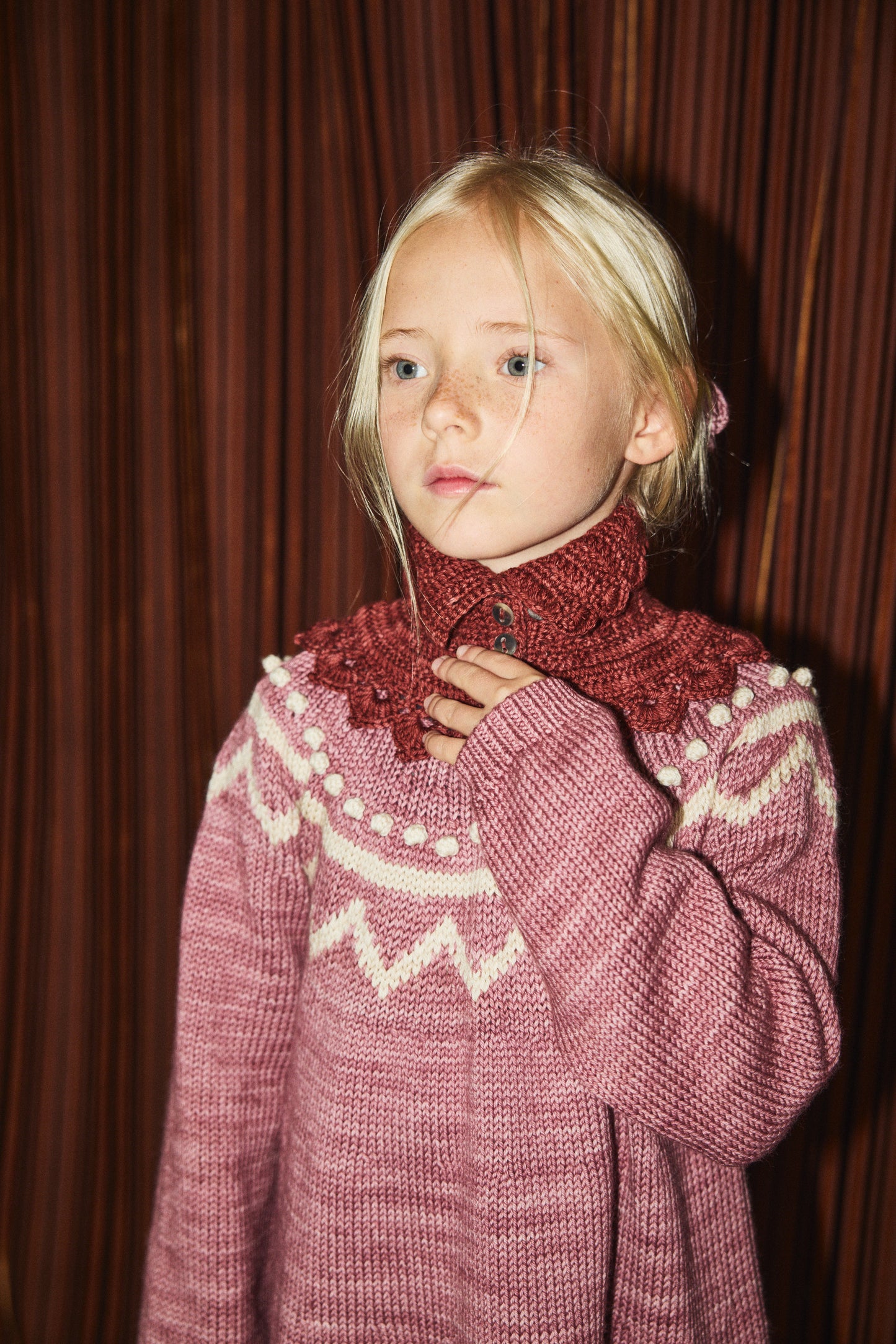 Crochet Button Collar