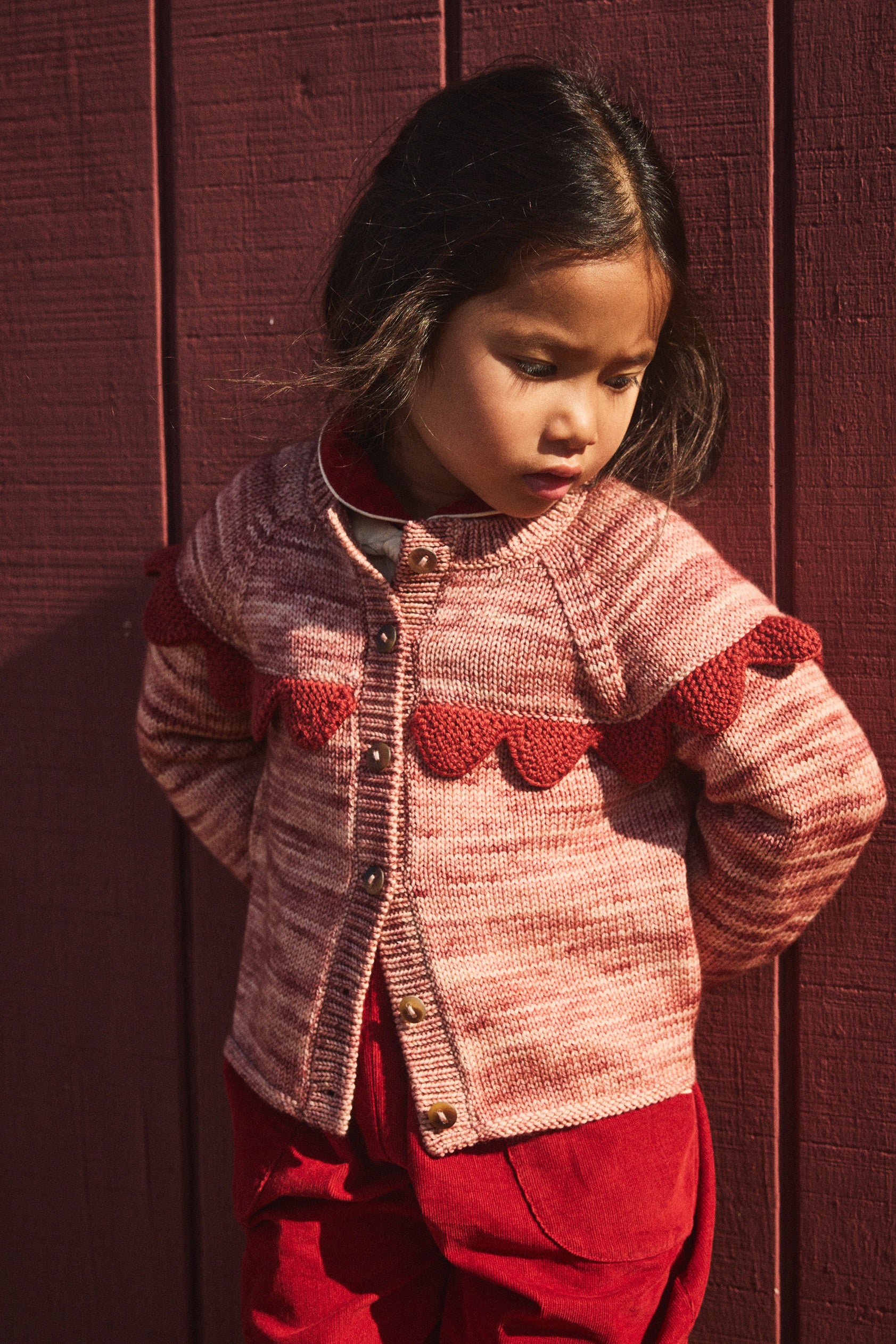 Scallop Yoke Cardigan – Misha & Puff