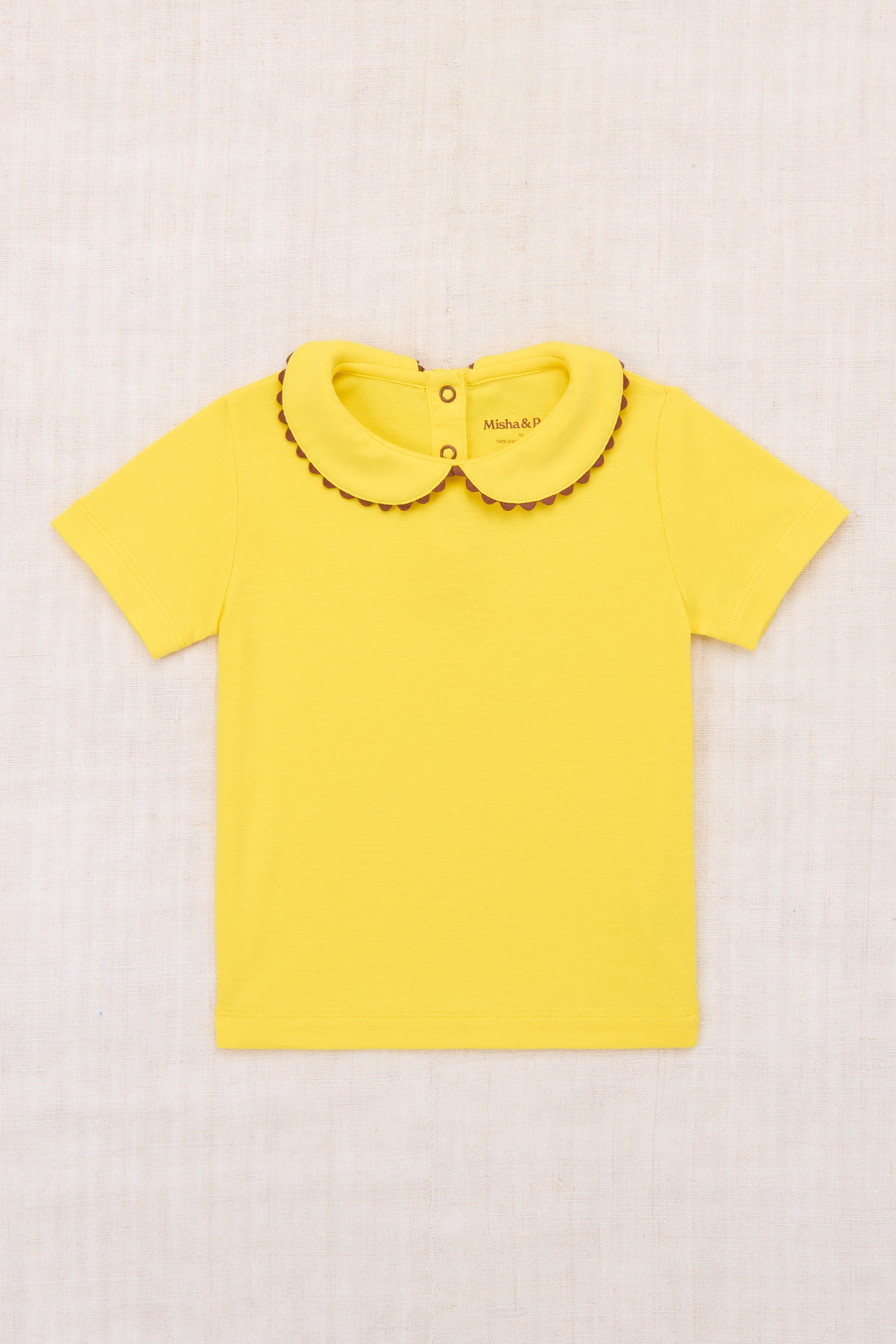 Rickrack Collar Tee – Misha & Puff