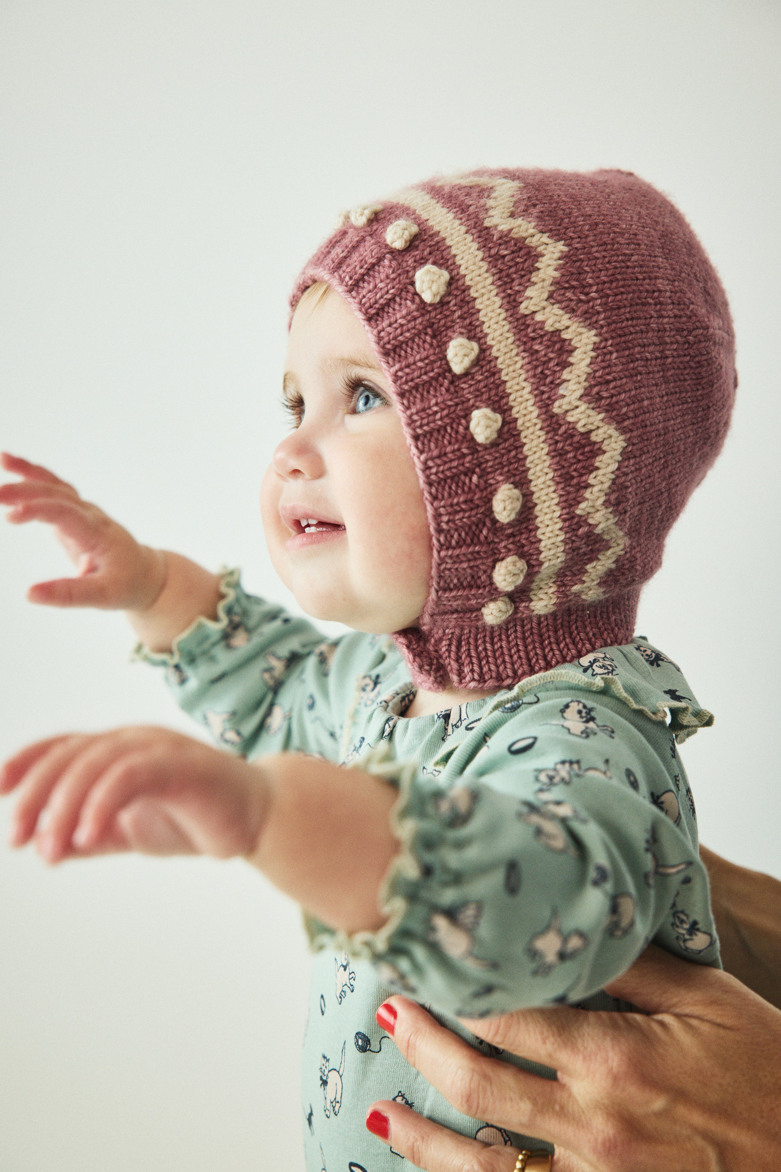 Baby Zig Zag Bonnet – Misha & Puff
