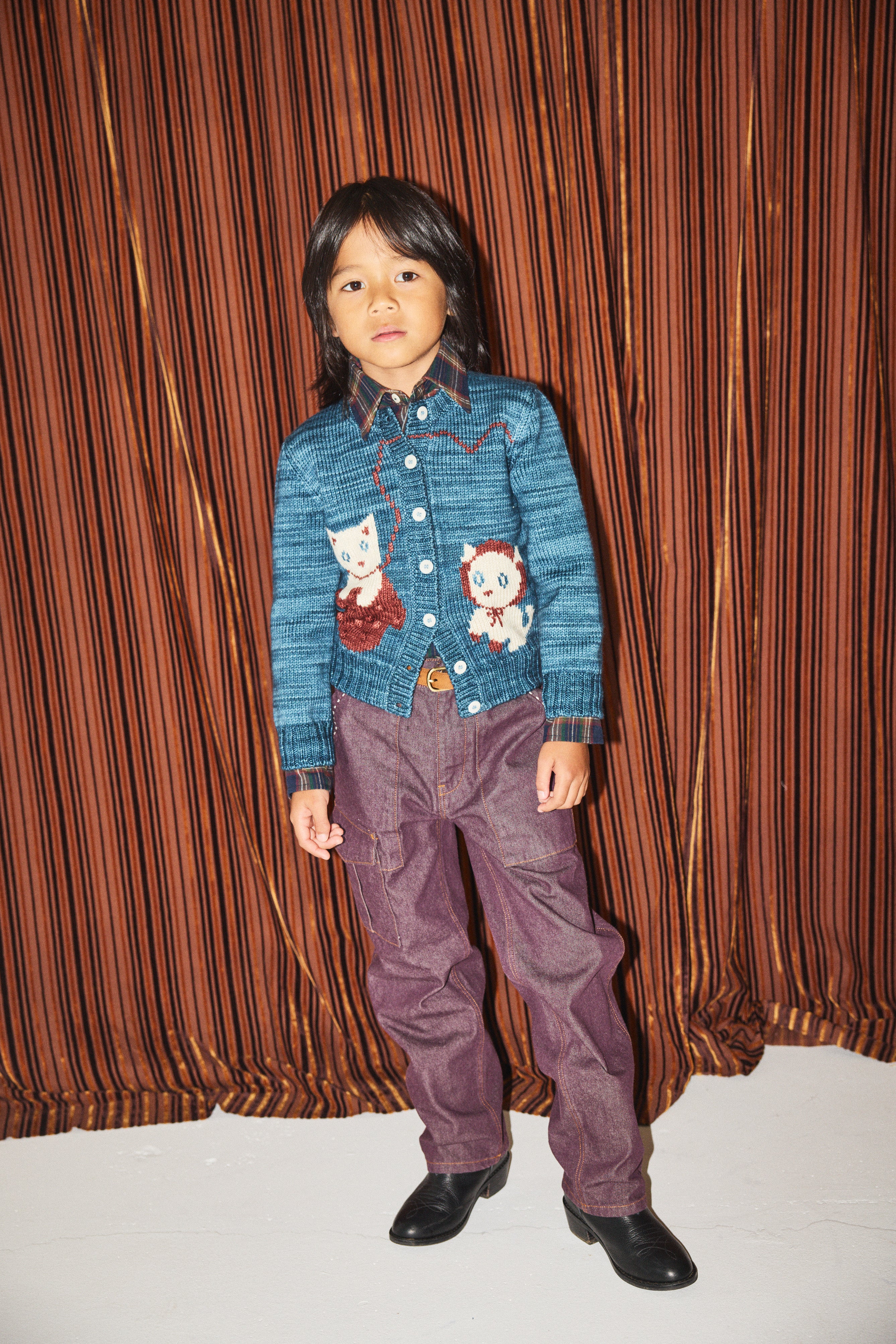 Three Little Kittens Cardigan – Misha & Puff