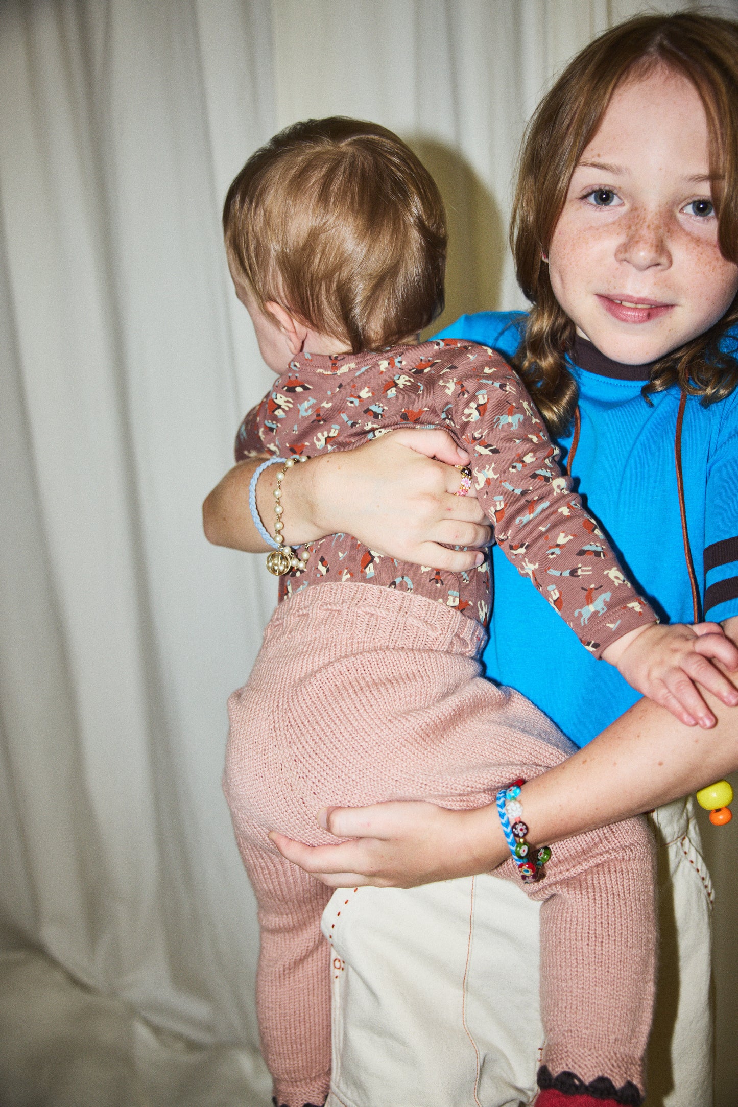 Baby Crochet Trim Snowy Day Legging