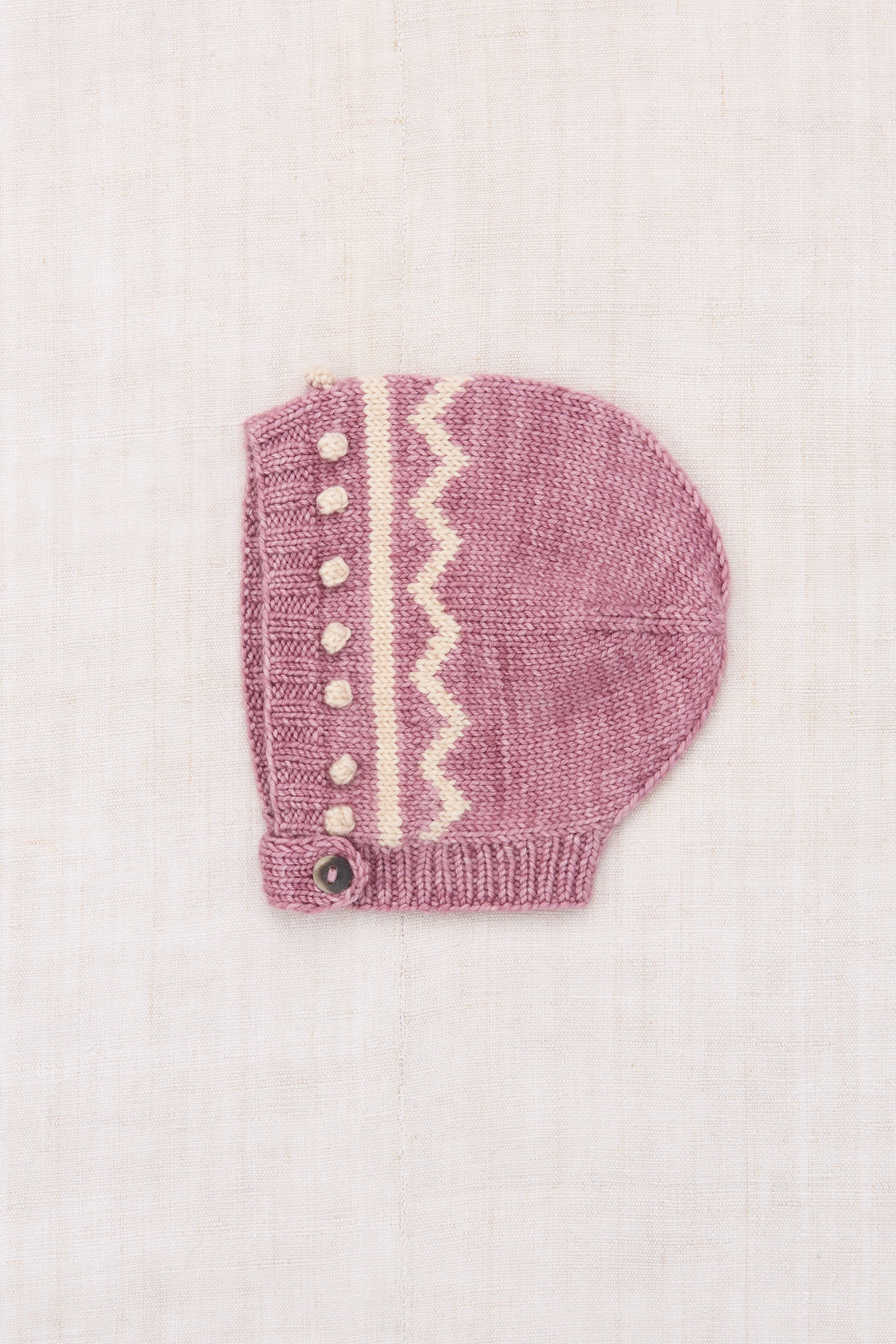 Baby Zig Zag Bonnet – Misha & Puff