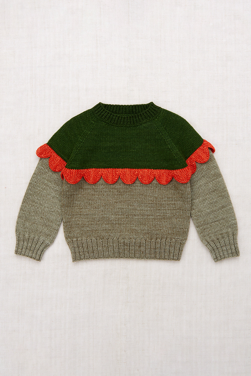 Scallop Yoke Sweater