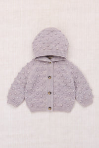 Baby Hooded Popcorn Cardigan