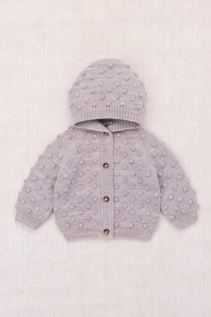 Baby Hooded Popcorn Cardigan