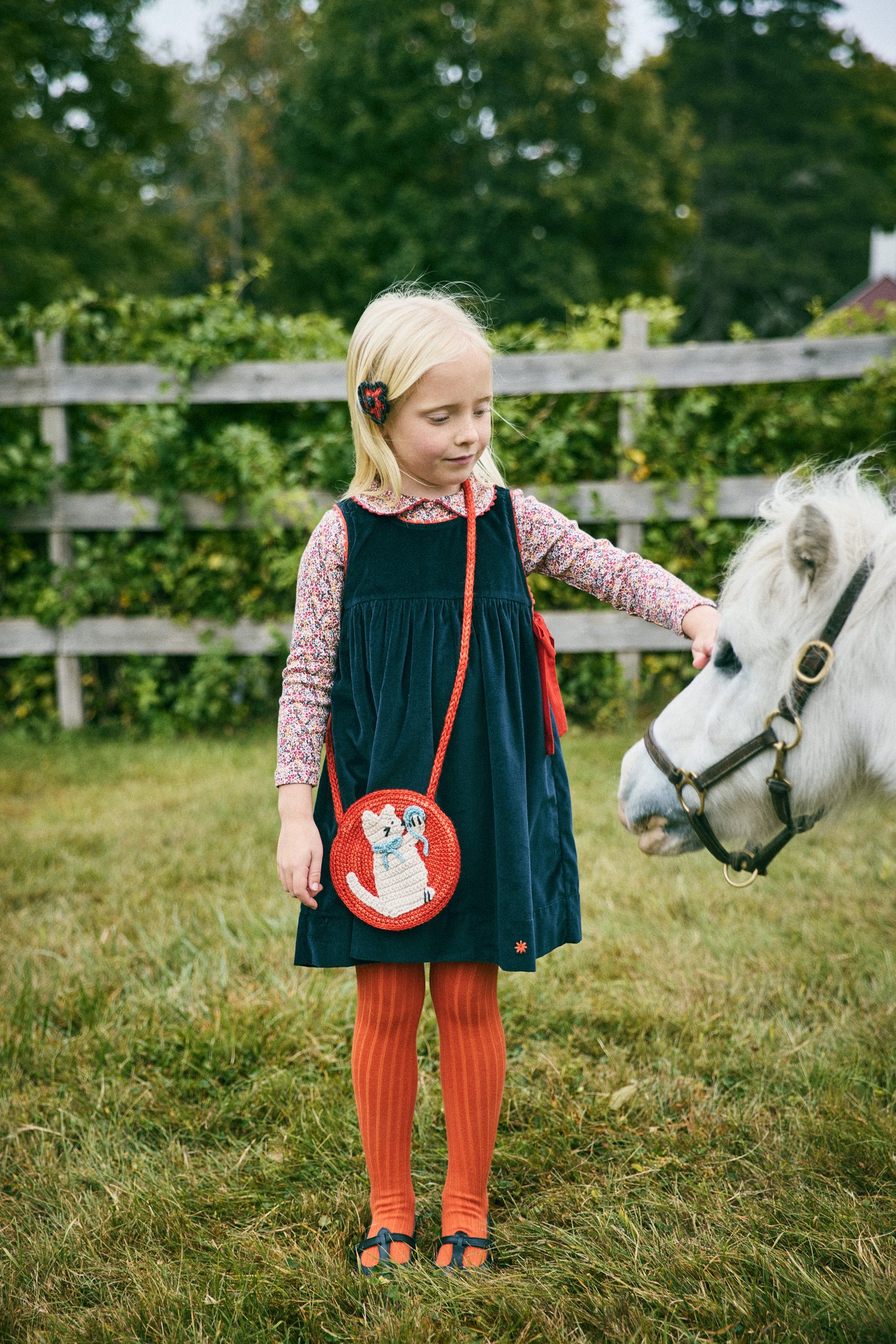 Meadow Yarn Cat Circle Bag