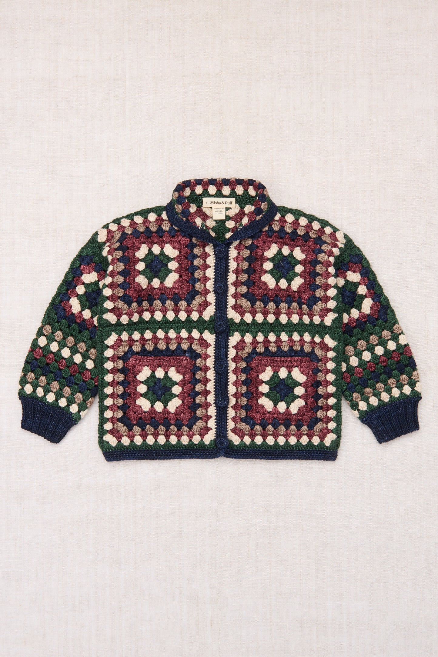 Crochet Big Square Jacket