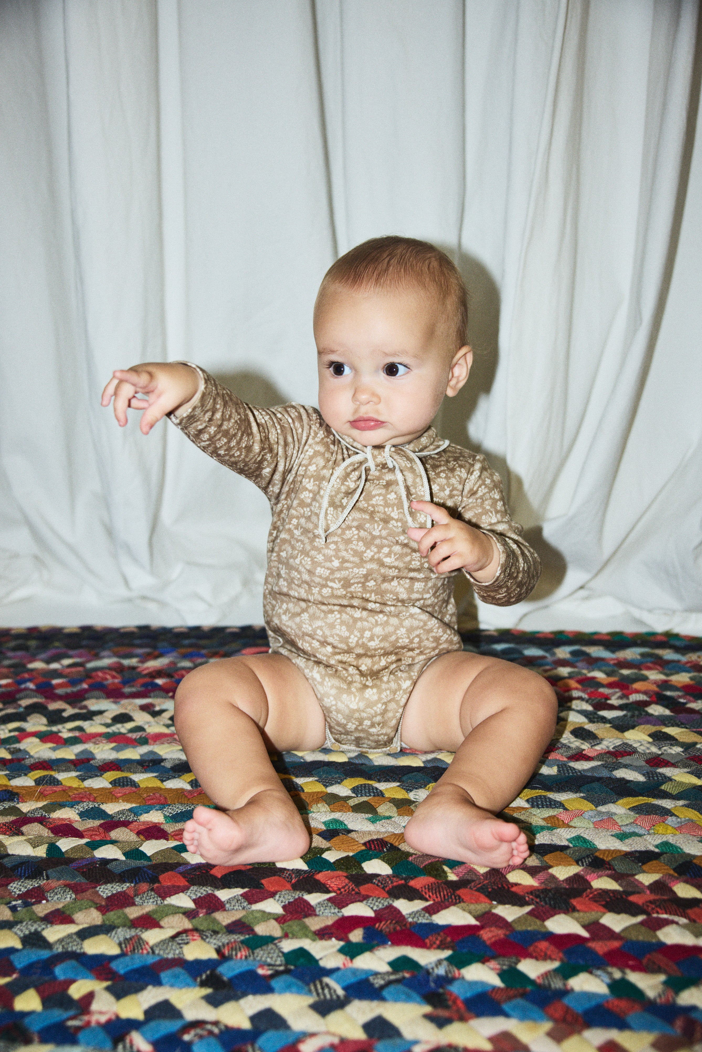 momoko　Misha & Puff Scout Onesie Misha & Puff FW24 Scout Onesie – Flower Child