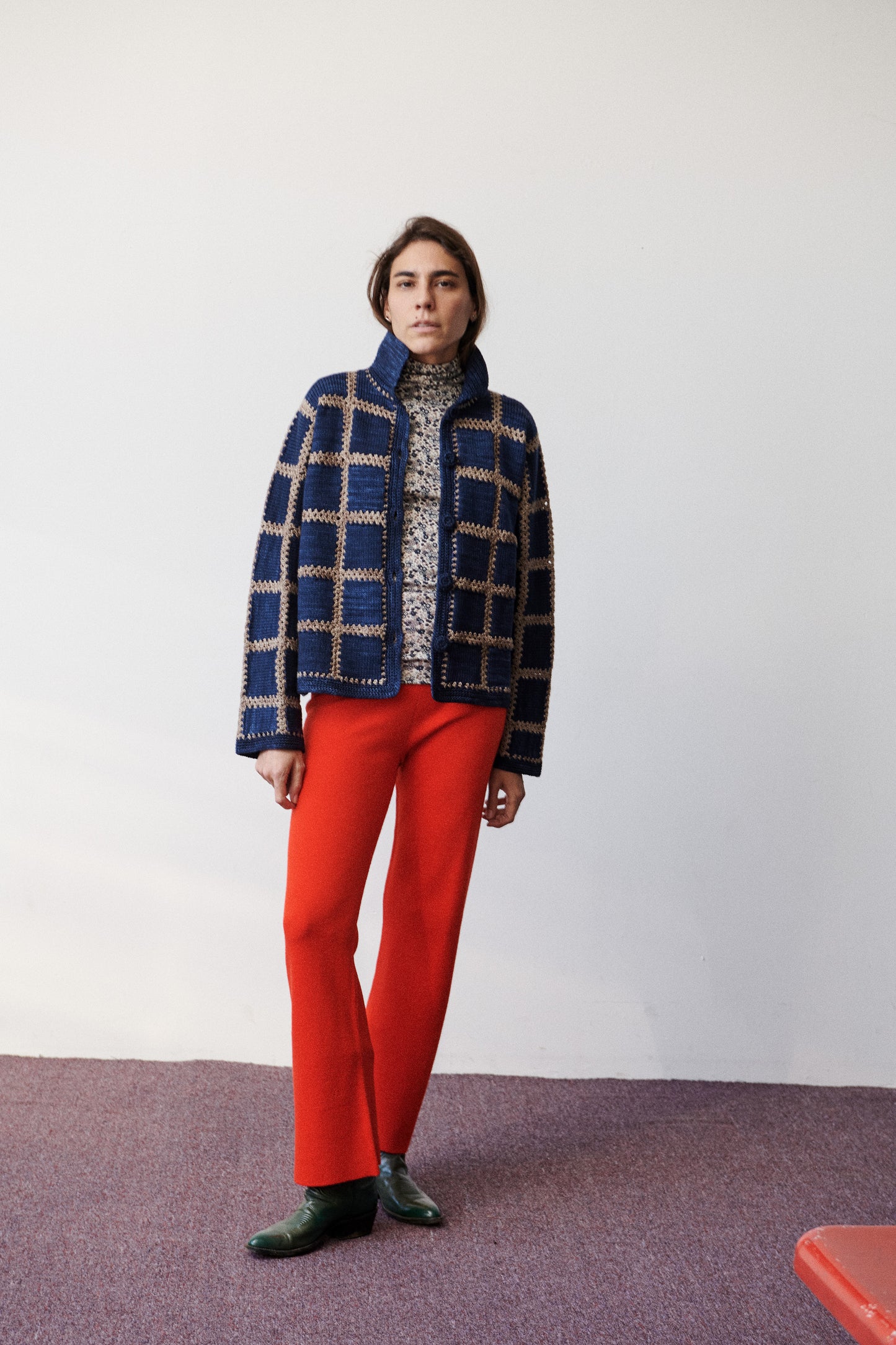 Ladder Square Cardigan