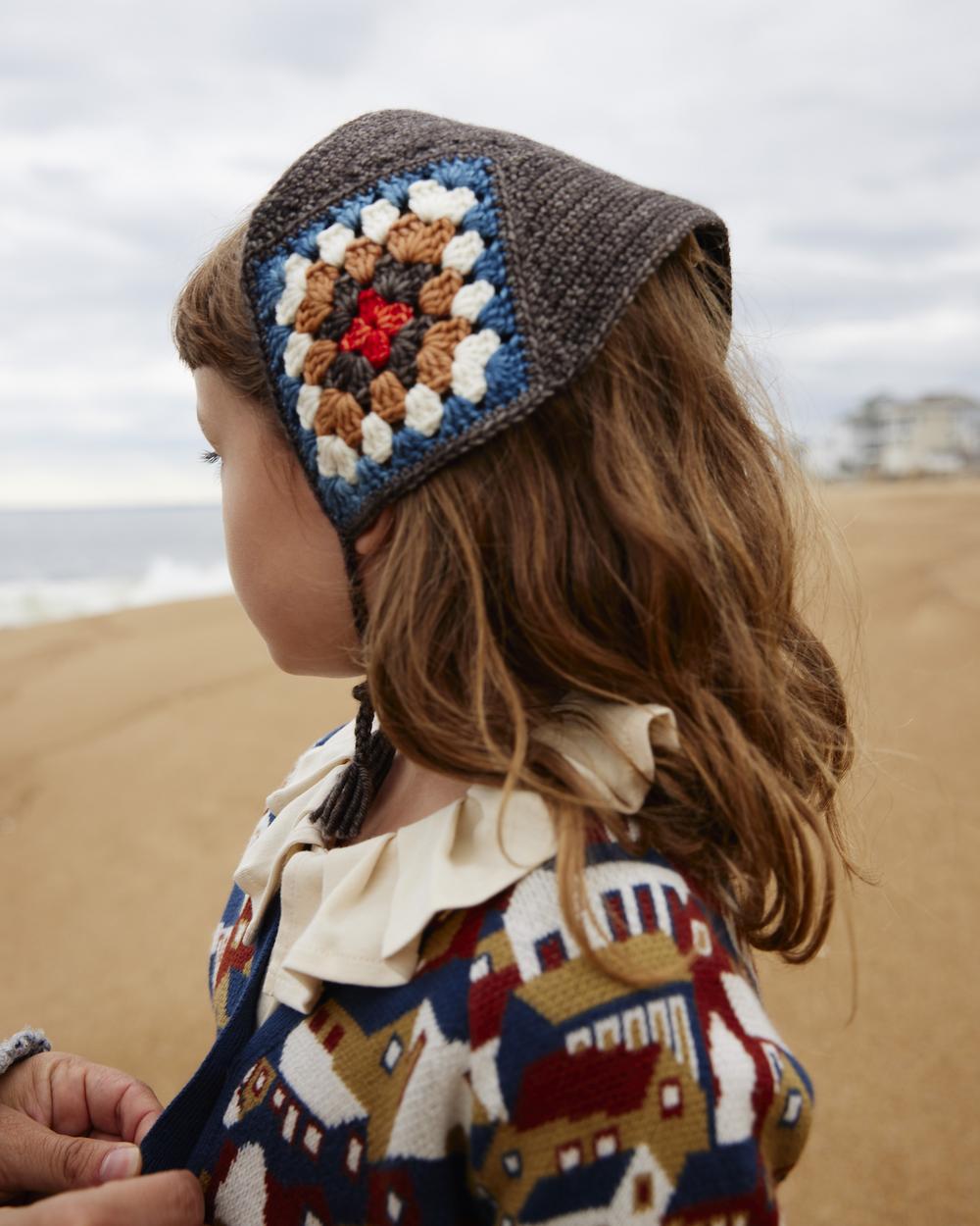 Crochet Headwarmer - Misha & Puff