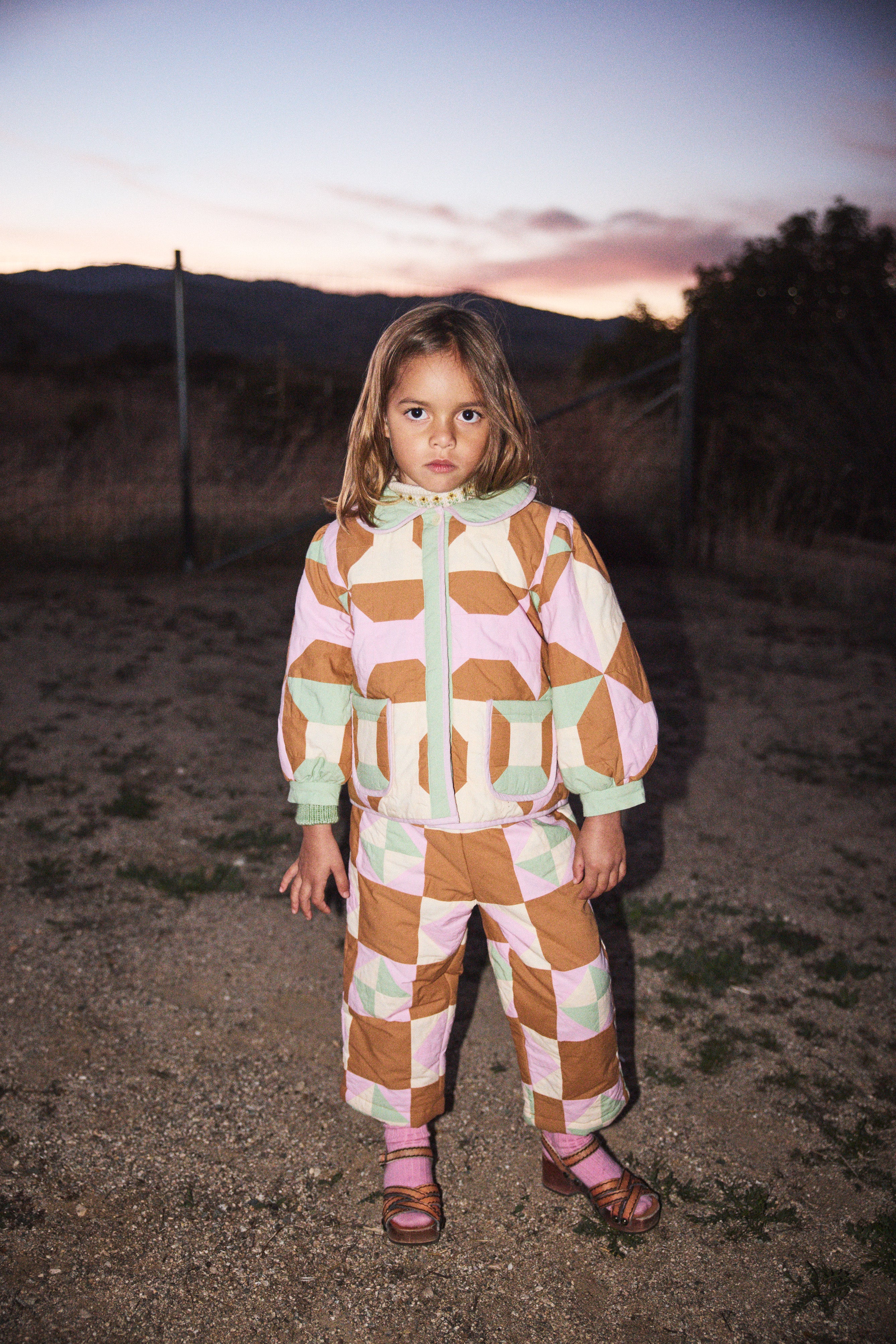 Tammy Quilted Patchwork Trousers – Misha & Puff