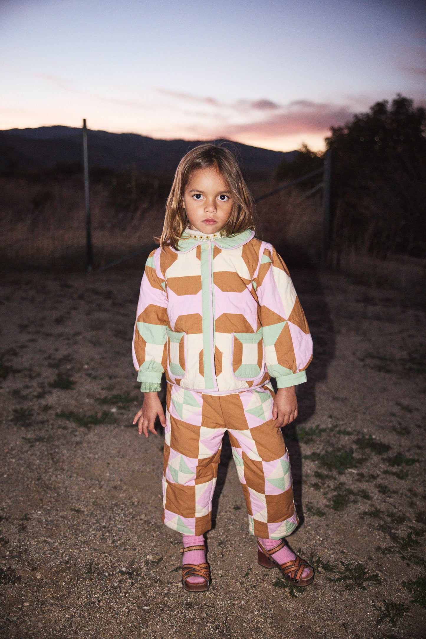 Tammy Quilted Patchwork Trousers