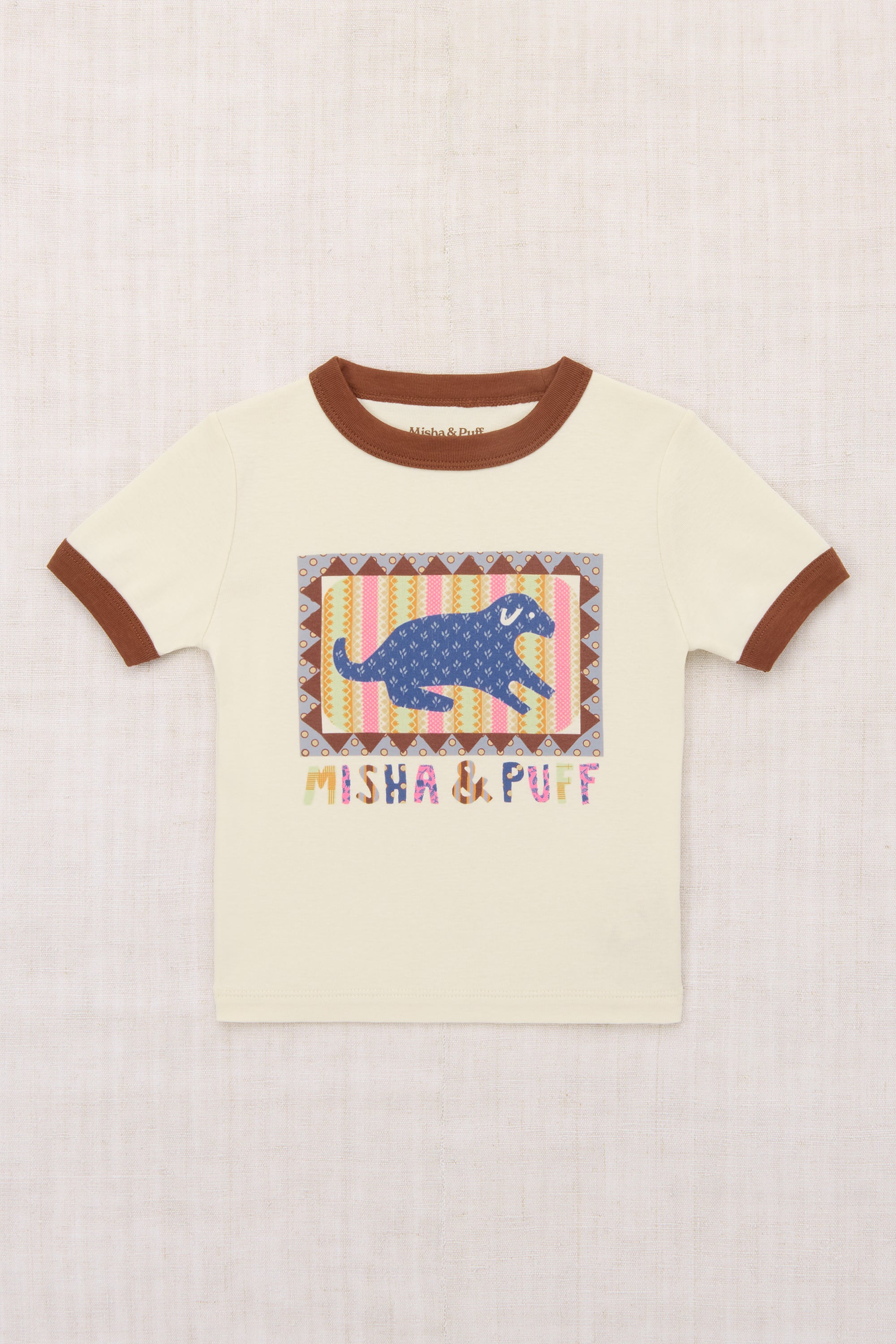 Dog Collage Ringer Tee – Misha & Puff