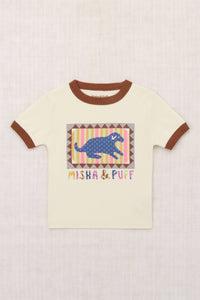 Dog Collage Ringer Tee
