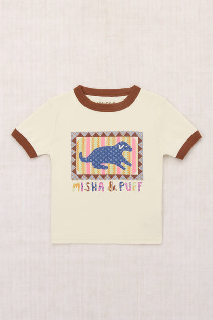 Dog Collage Ringer Tee