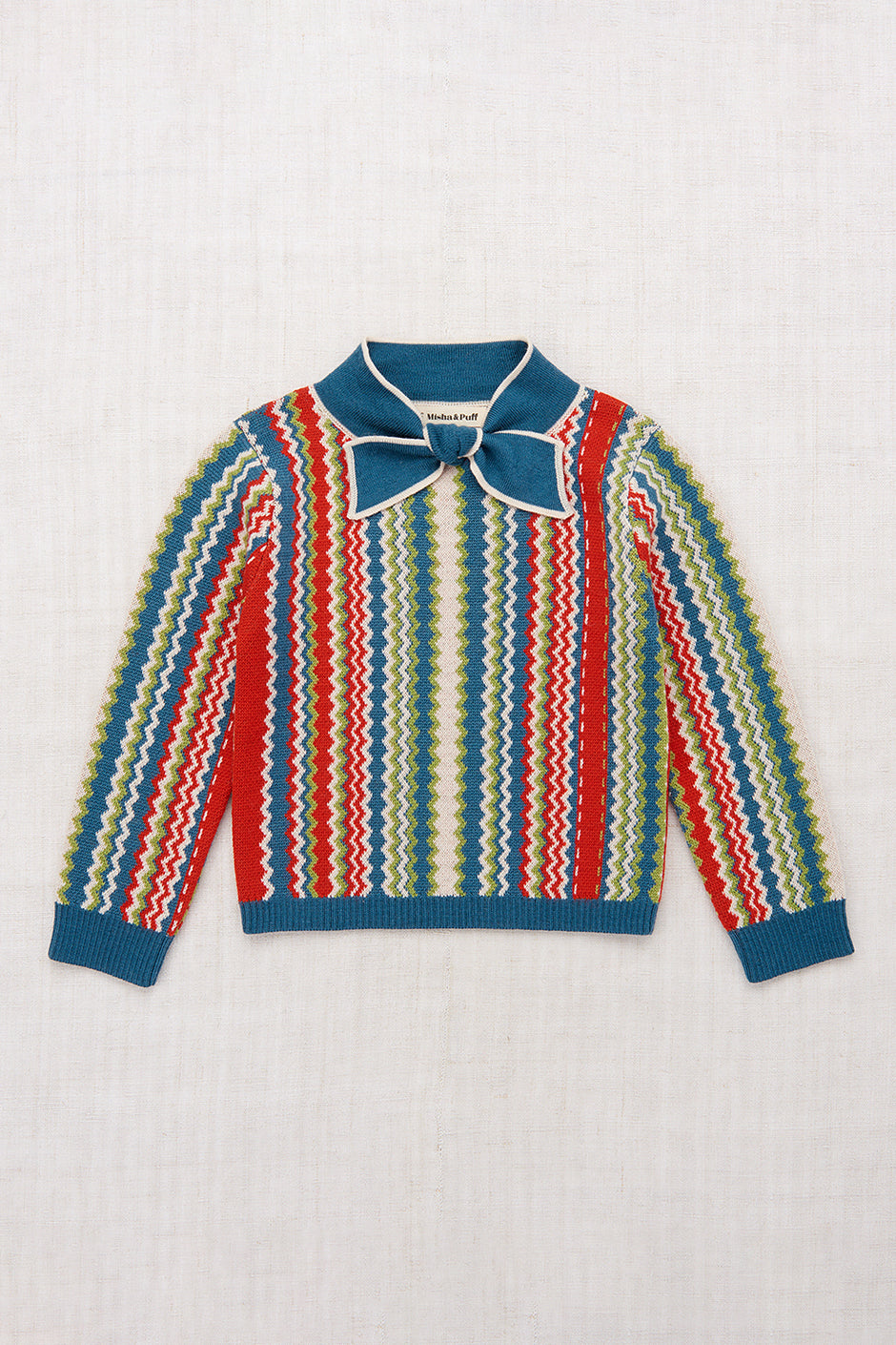 Misha & Puff Orange Knit Sweater / 8-9 Years