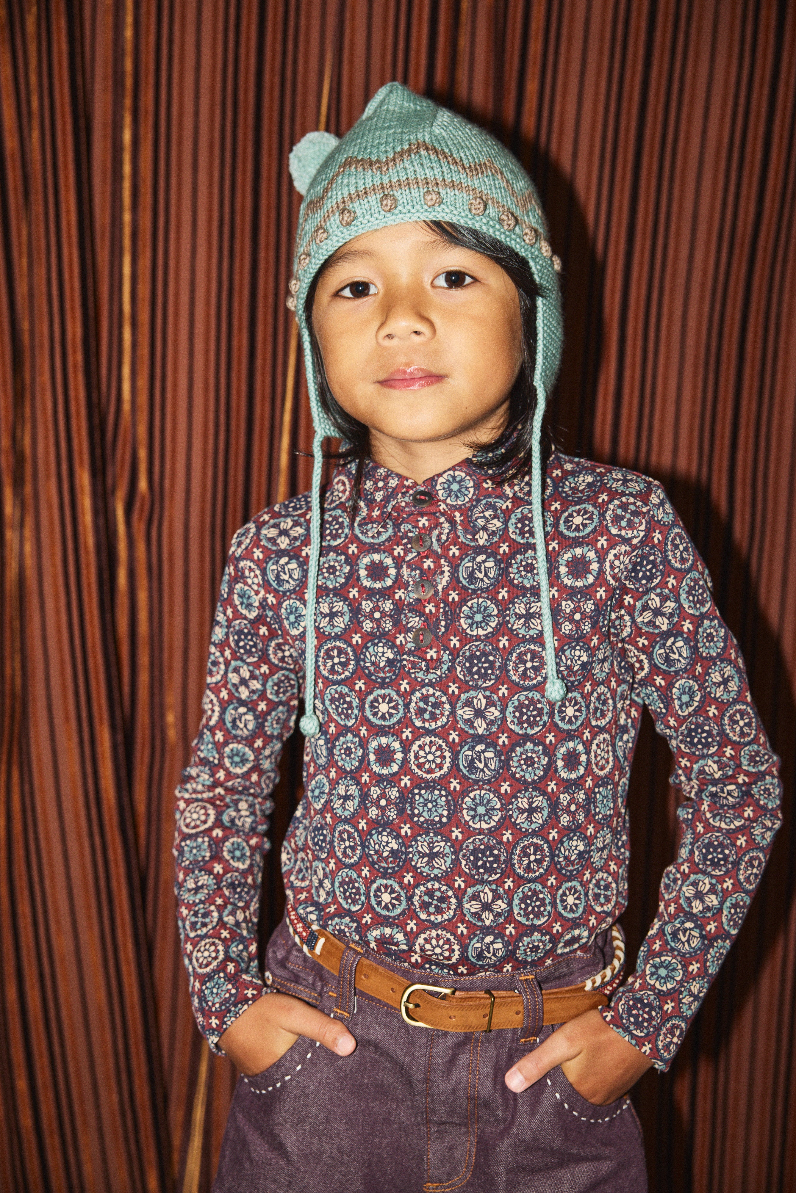 帽子 Misha&Puff zigzag pointy peak hat Zig Zag Pointy Peak Hat – Misha & Puff