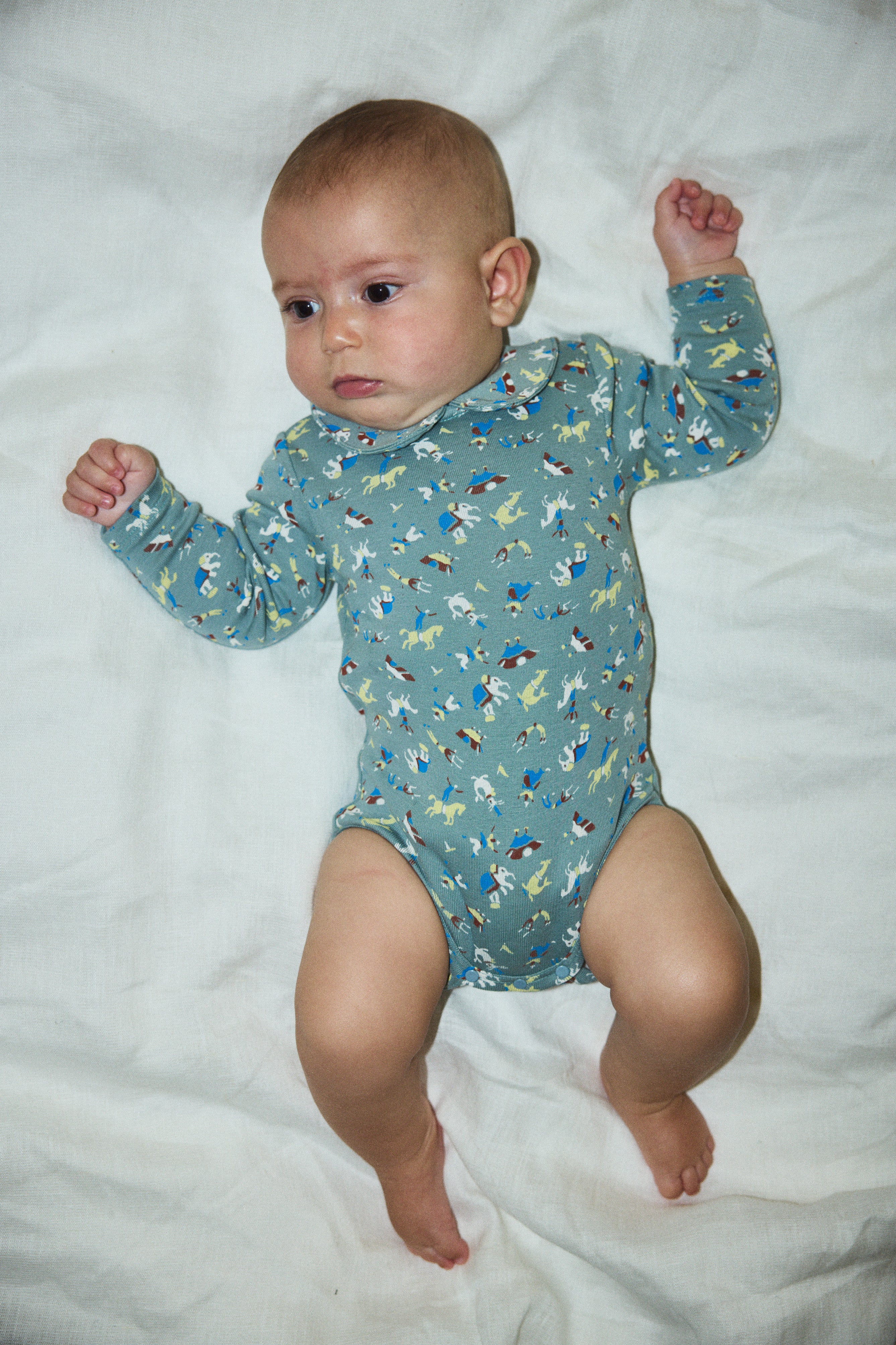 Baby Petit Collar Onesie – Misha & Puff