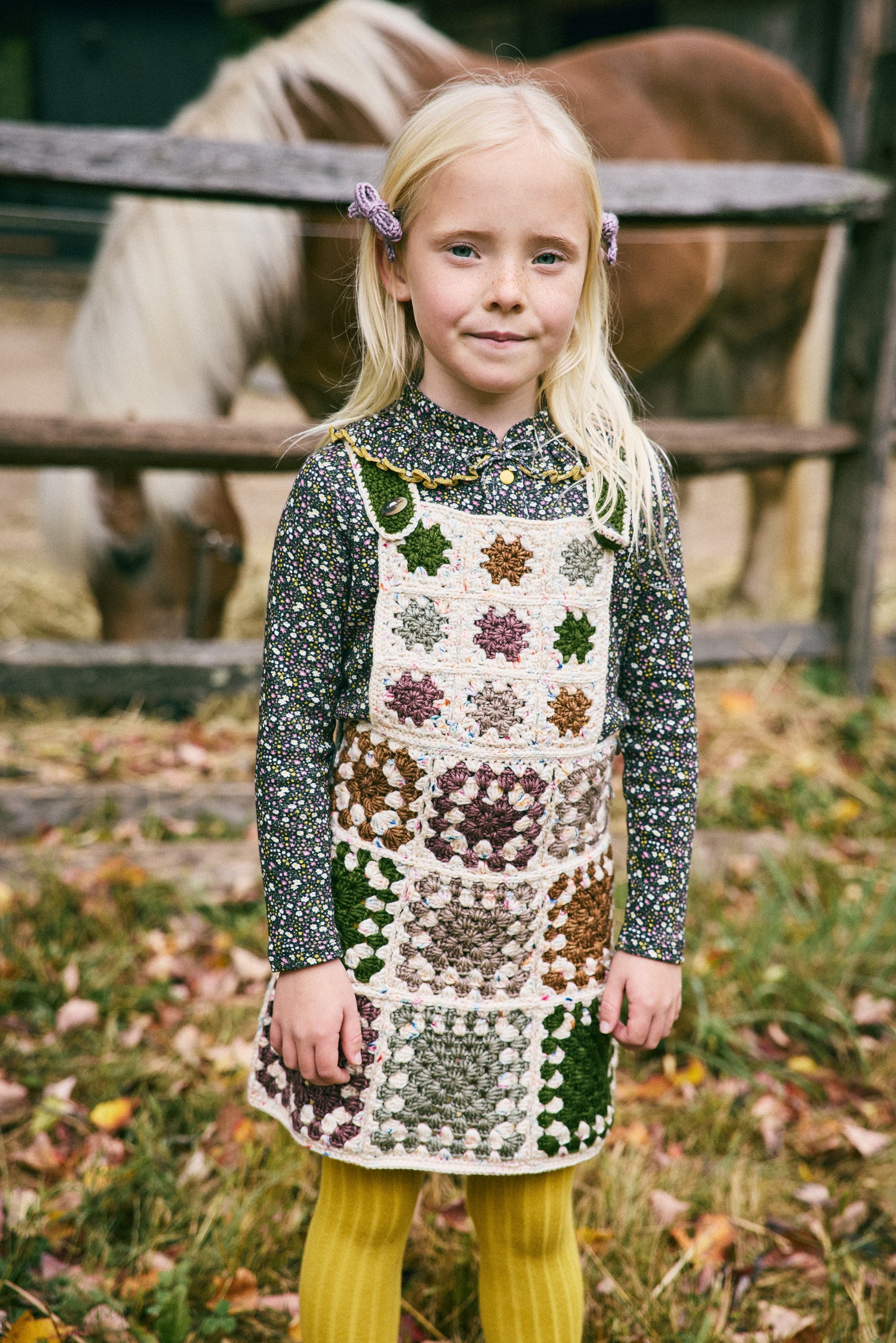 Crochet Square Pinafore