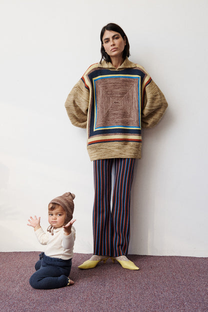 Log Cabin Sweater