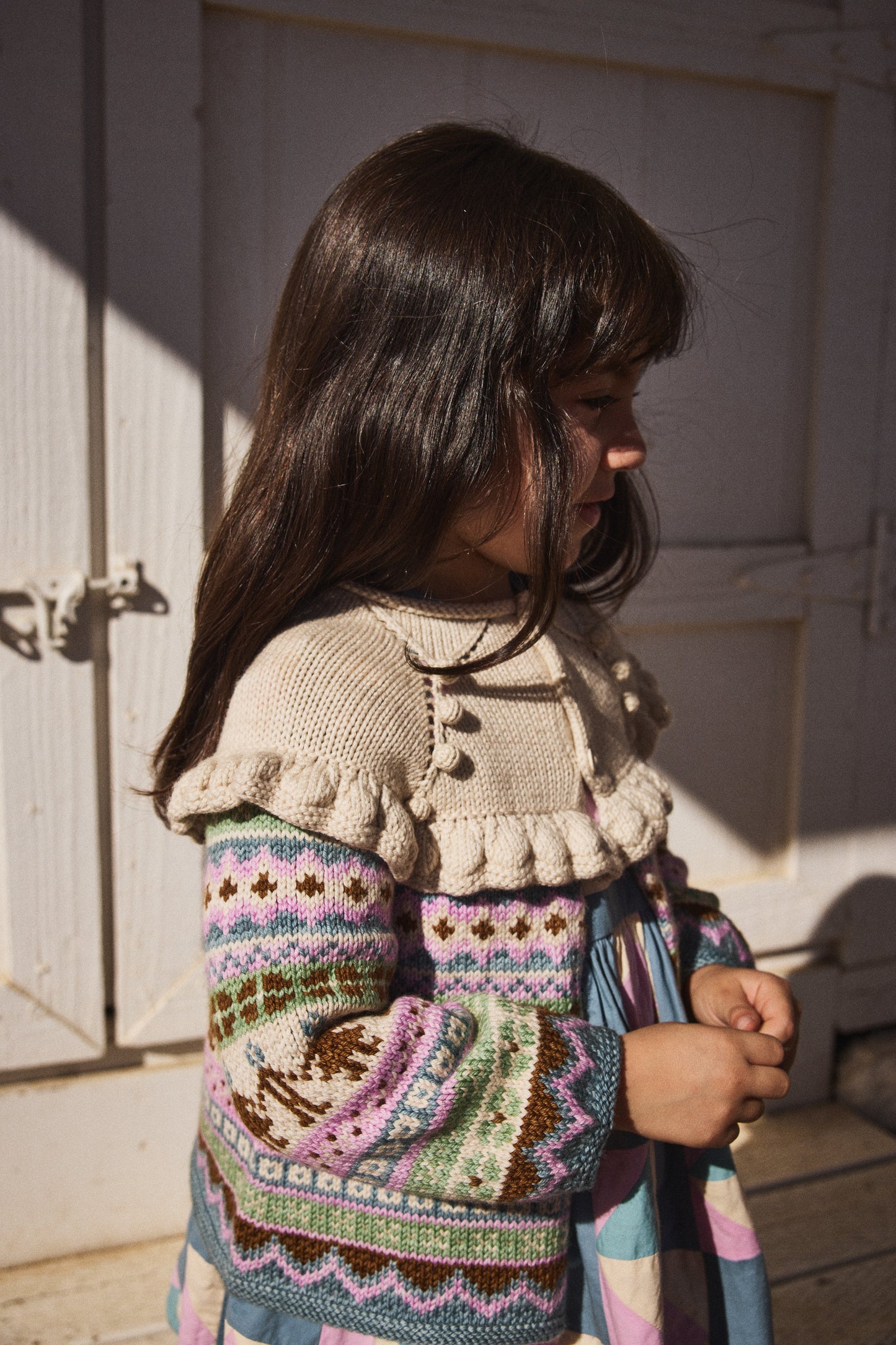 Kinfolk Ruffle Cardigan