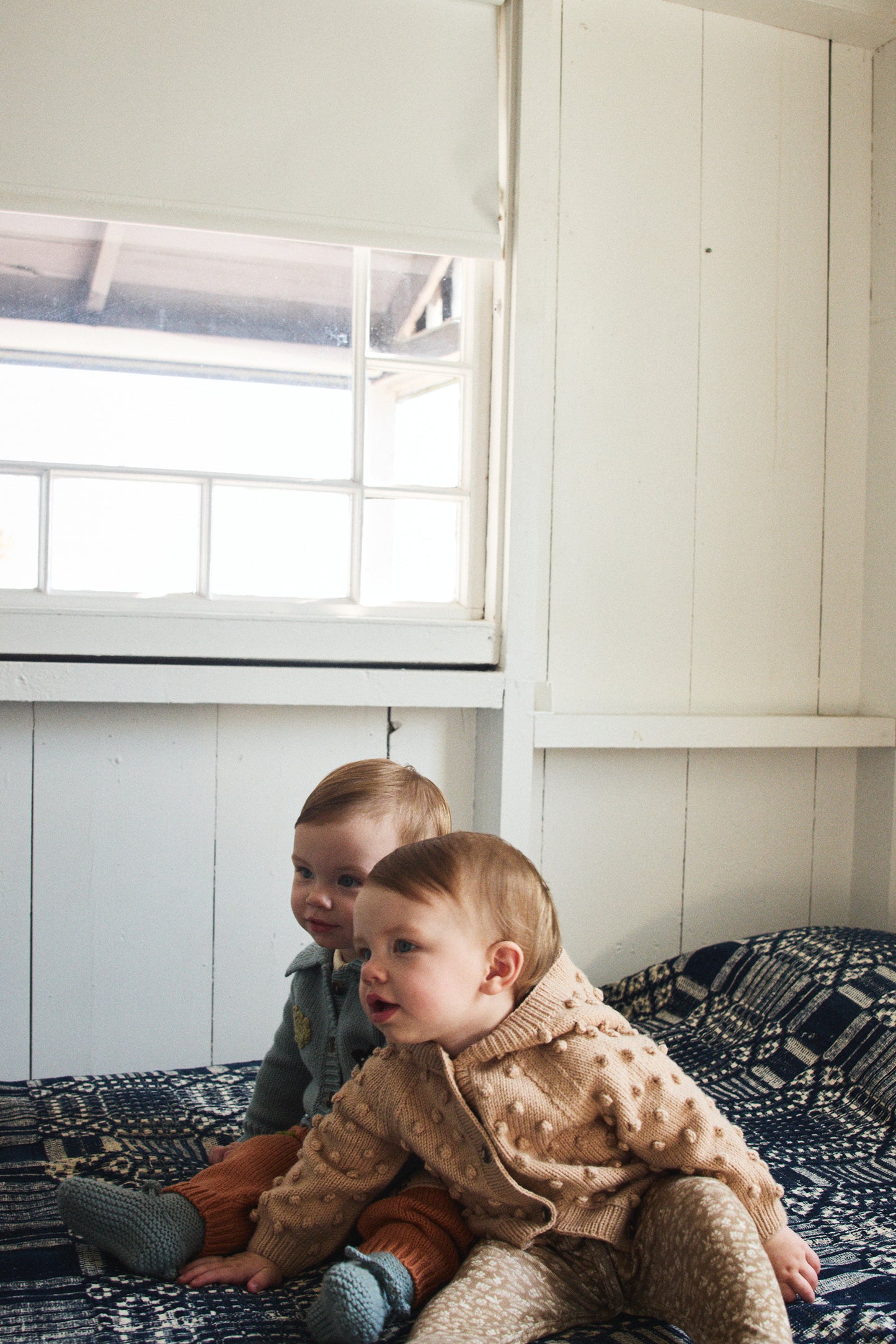 Baby Hooded Popcorn Cardigan