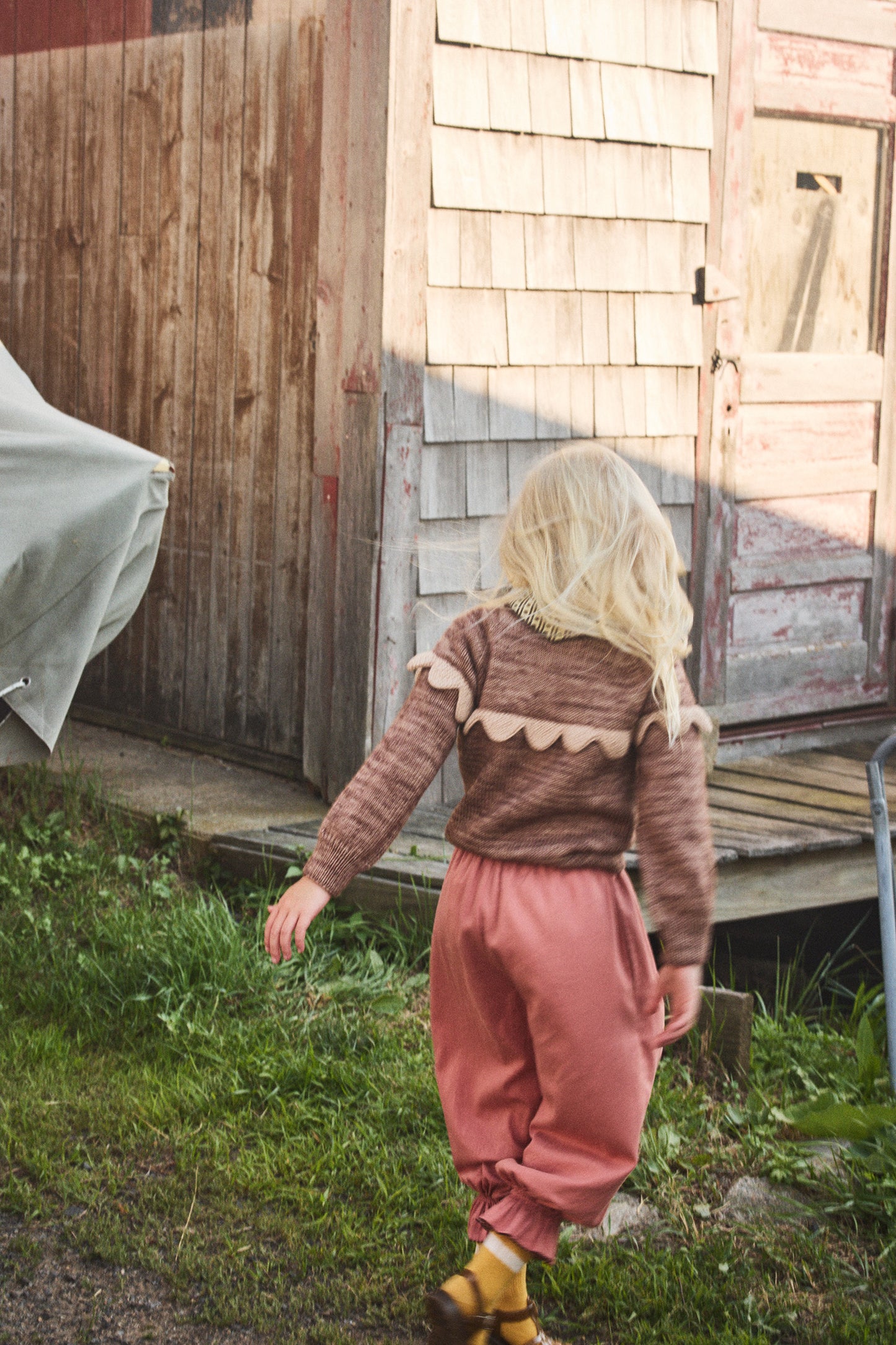 Scallop Yoke Sweater