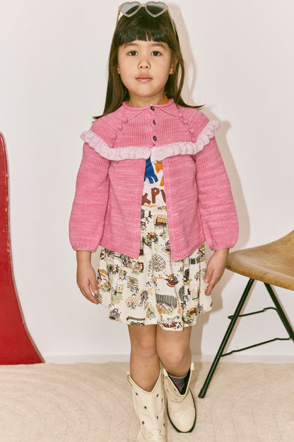 Ruffle Cardigan