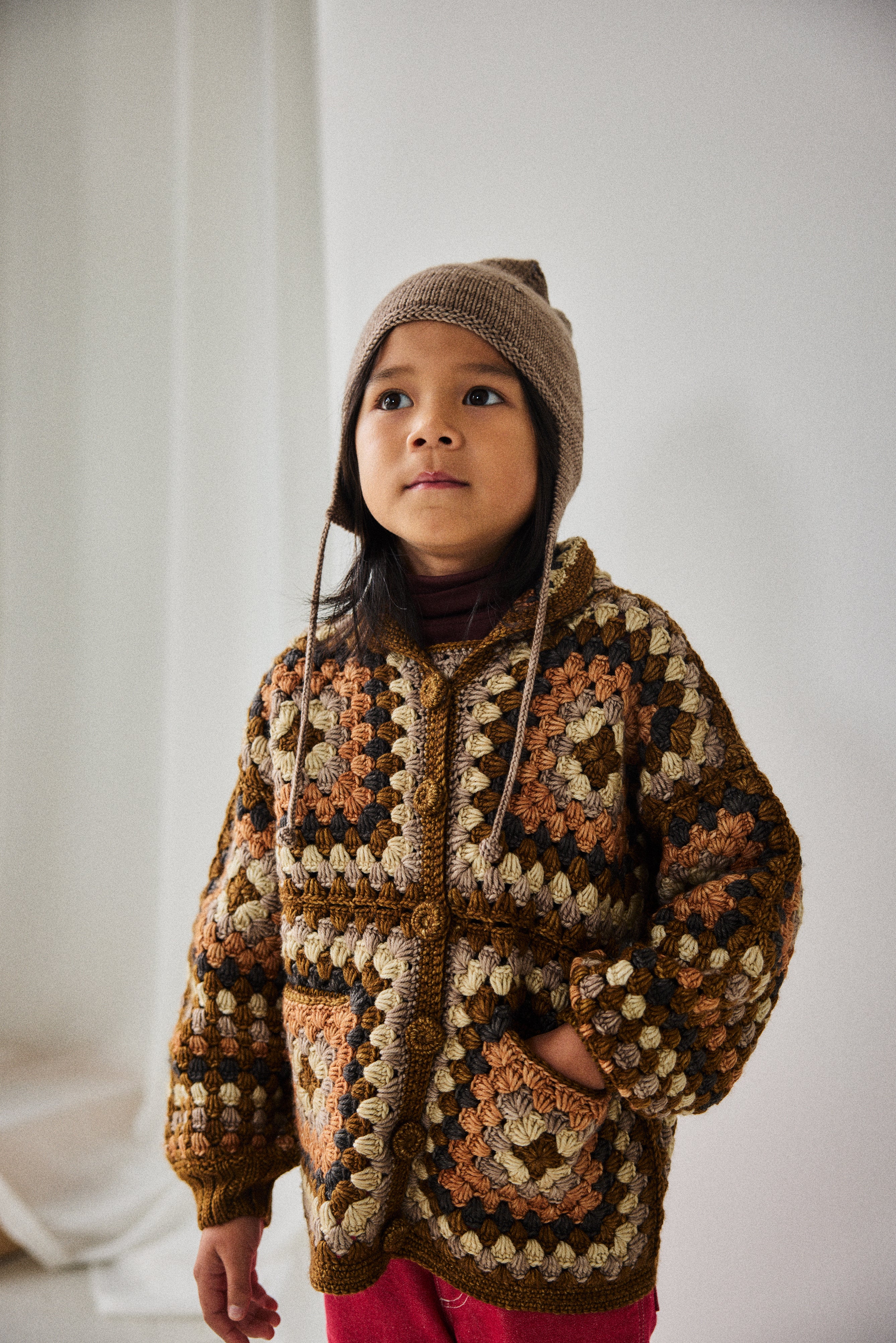 Crochet Big Square Jacket – Misha & Puff