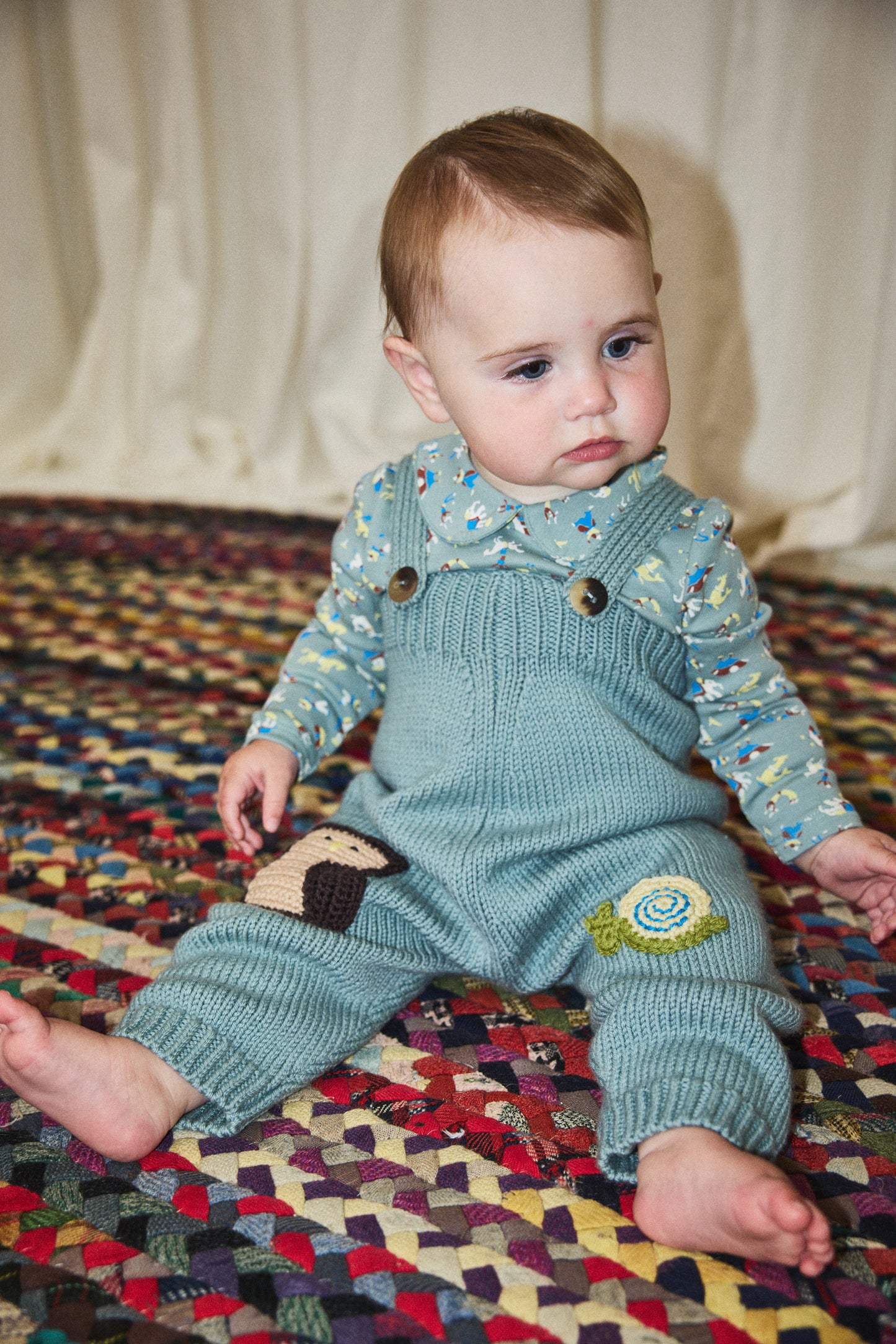 Baby Petit Collar Onesie