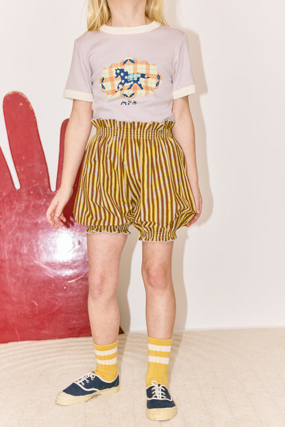 Horse Trot Collage Ringer Tee