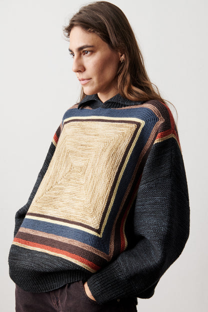 Log Cabin Sweater