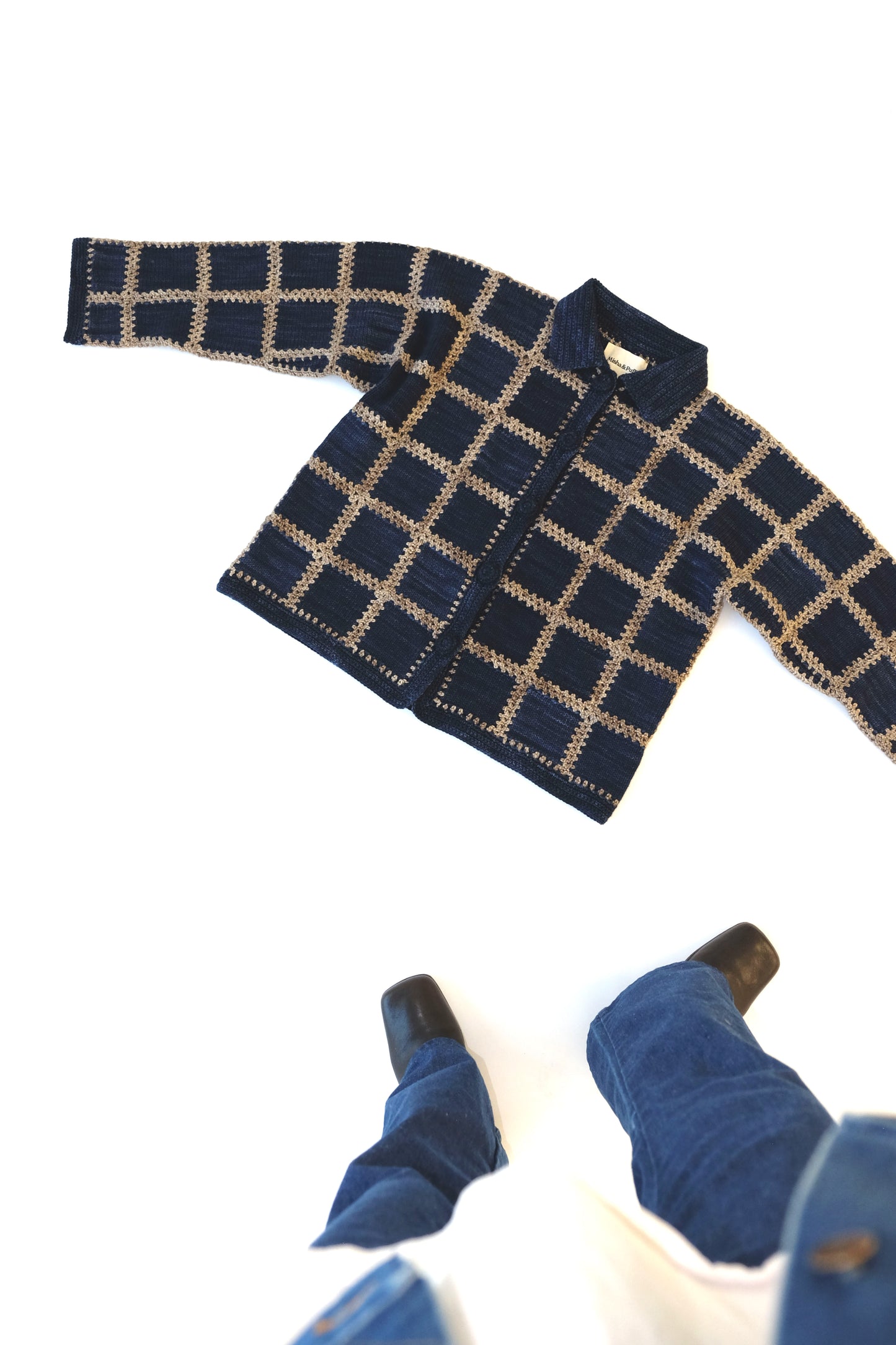 Ladder Square Cardigan