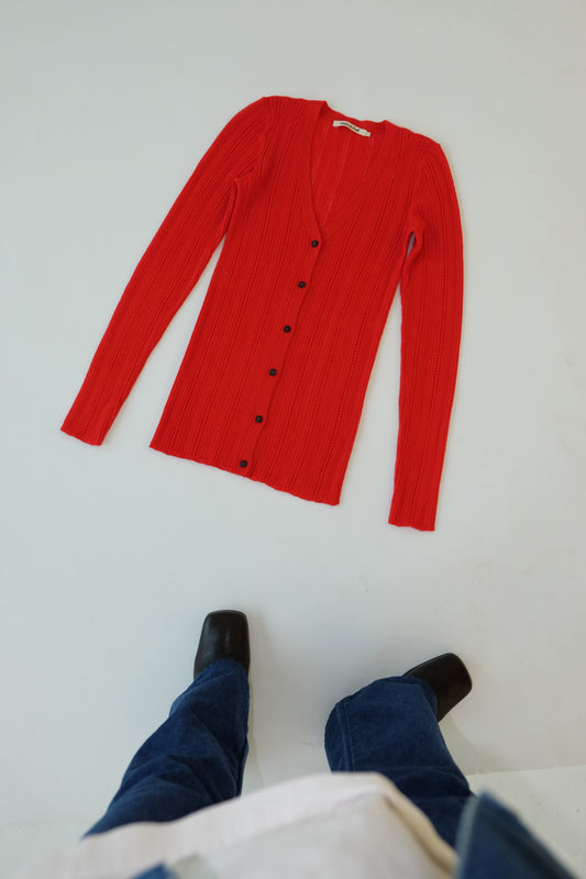 Fluted Lace Bergen Cardigan