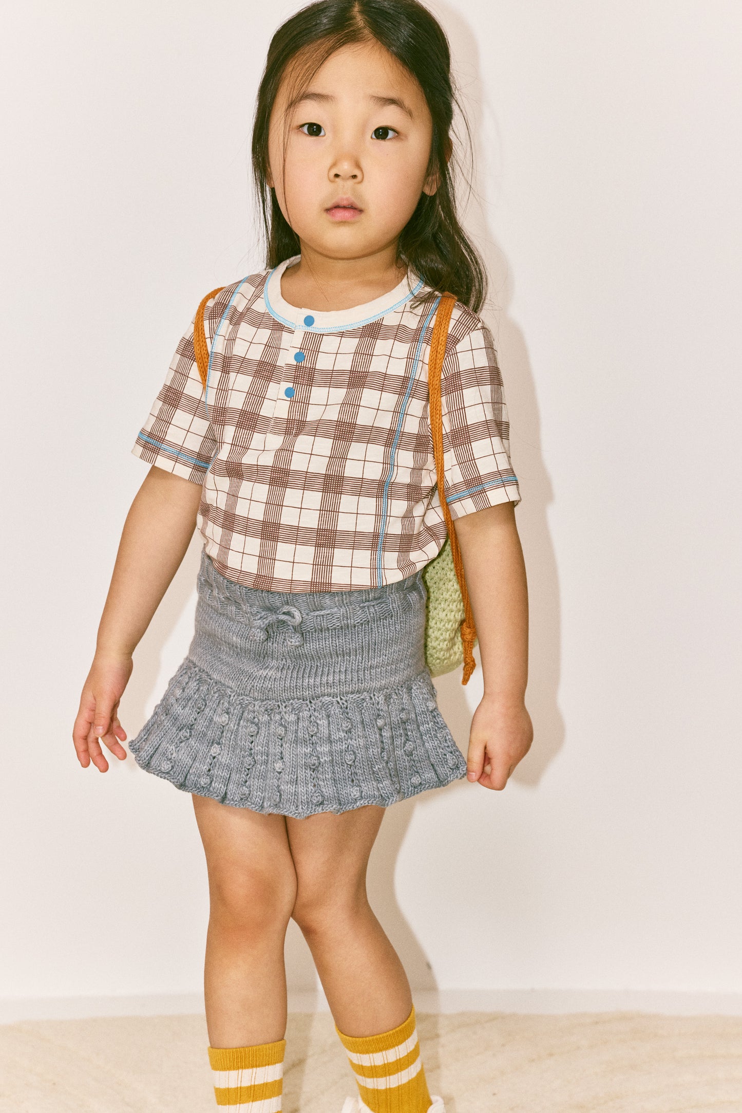 Eyelet Popcorn Skating Skirt