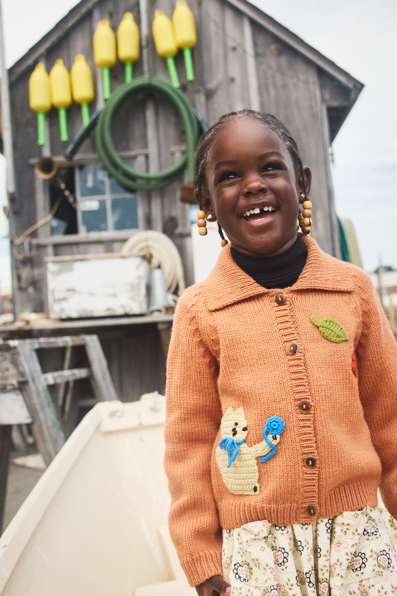 Meadow Motley Cardigan – Misha & Puff