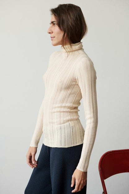Fluted Lace Top