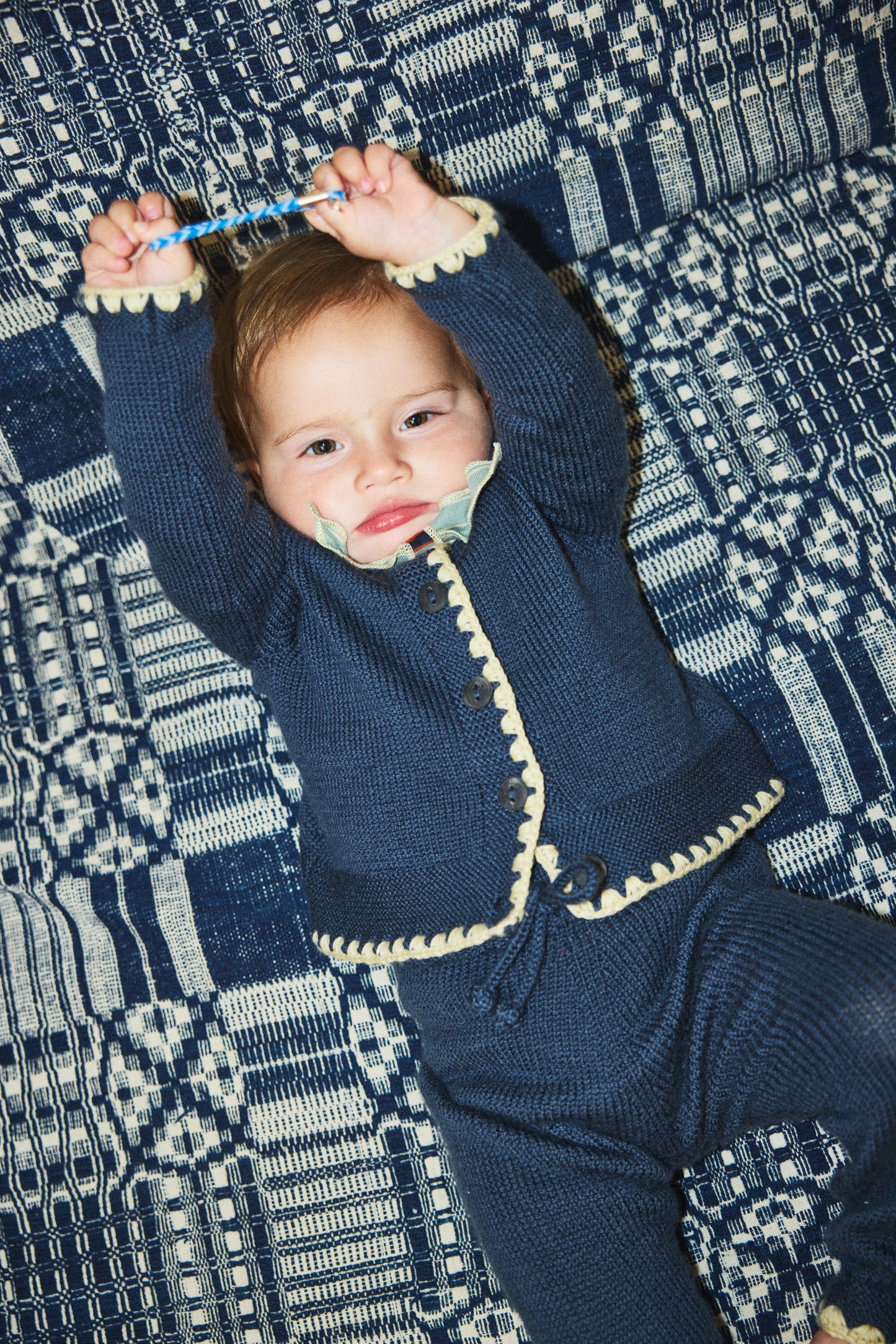 Baby Crochet Trim Darling Cardigan