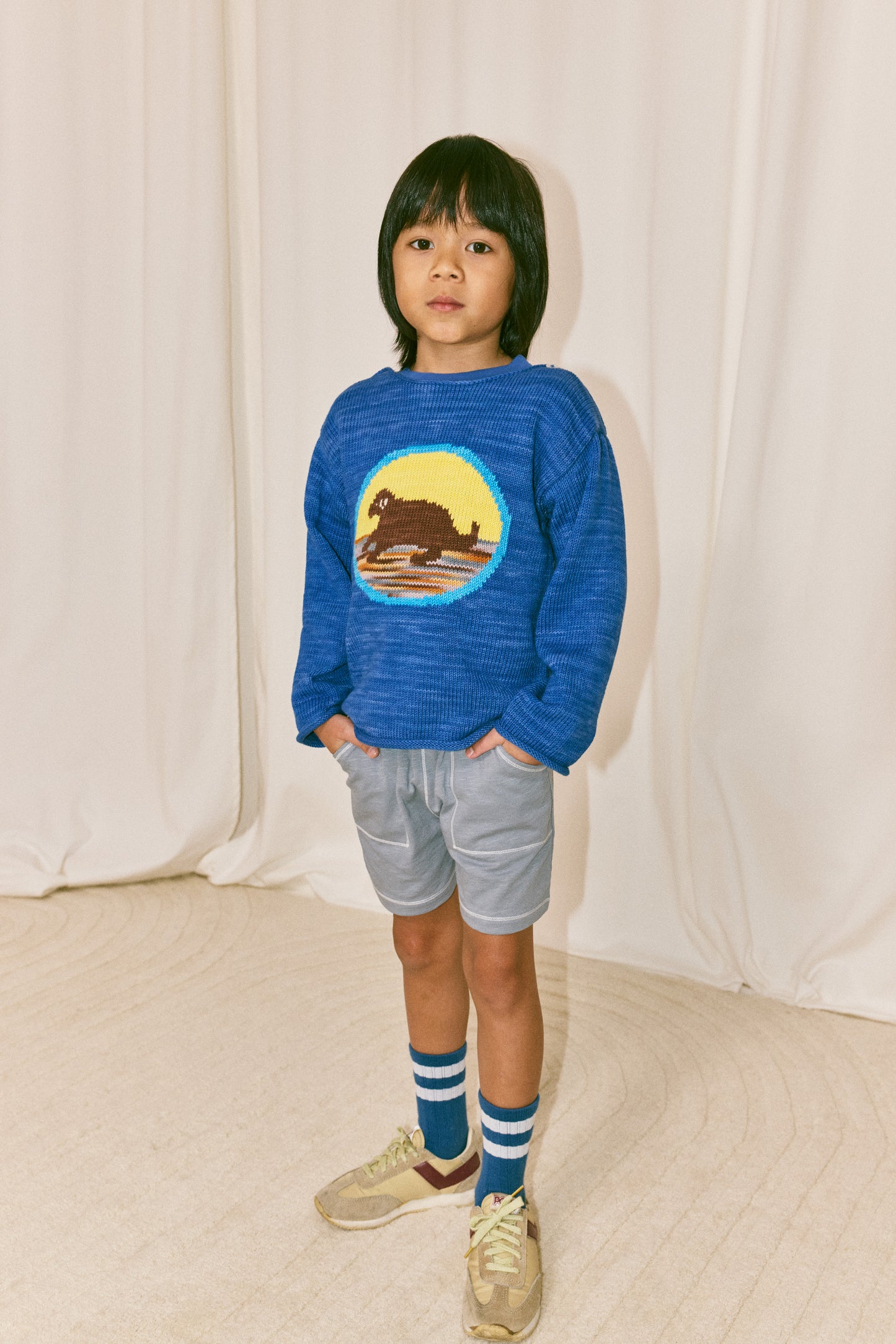 Dog Boatneck Sweater