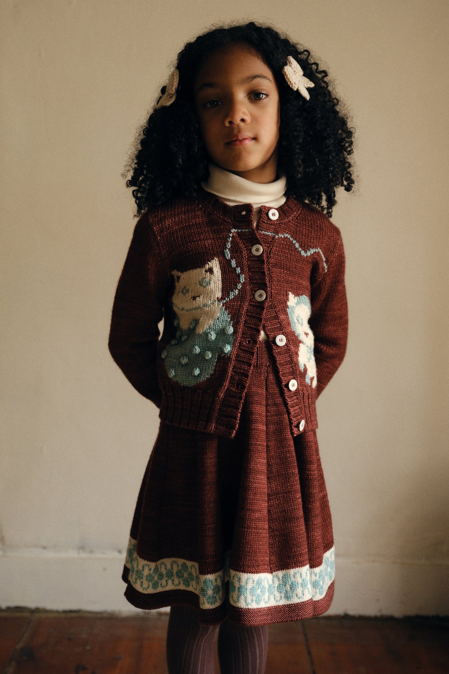 Three Little Kittens Cardigan