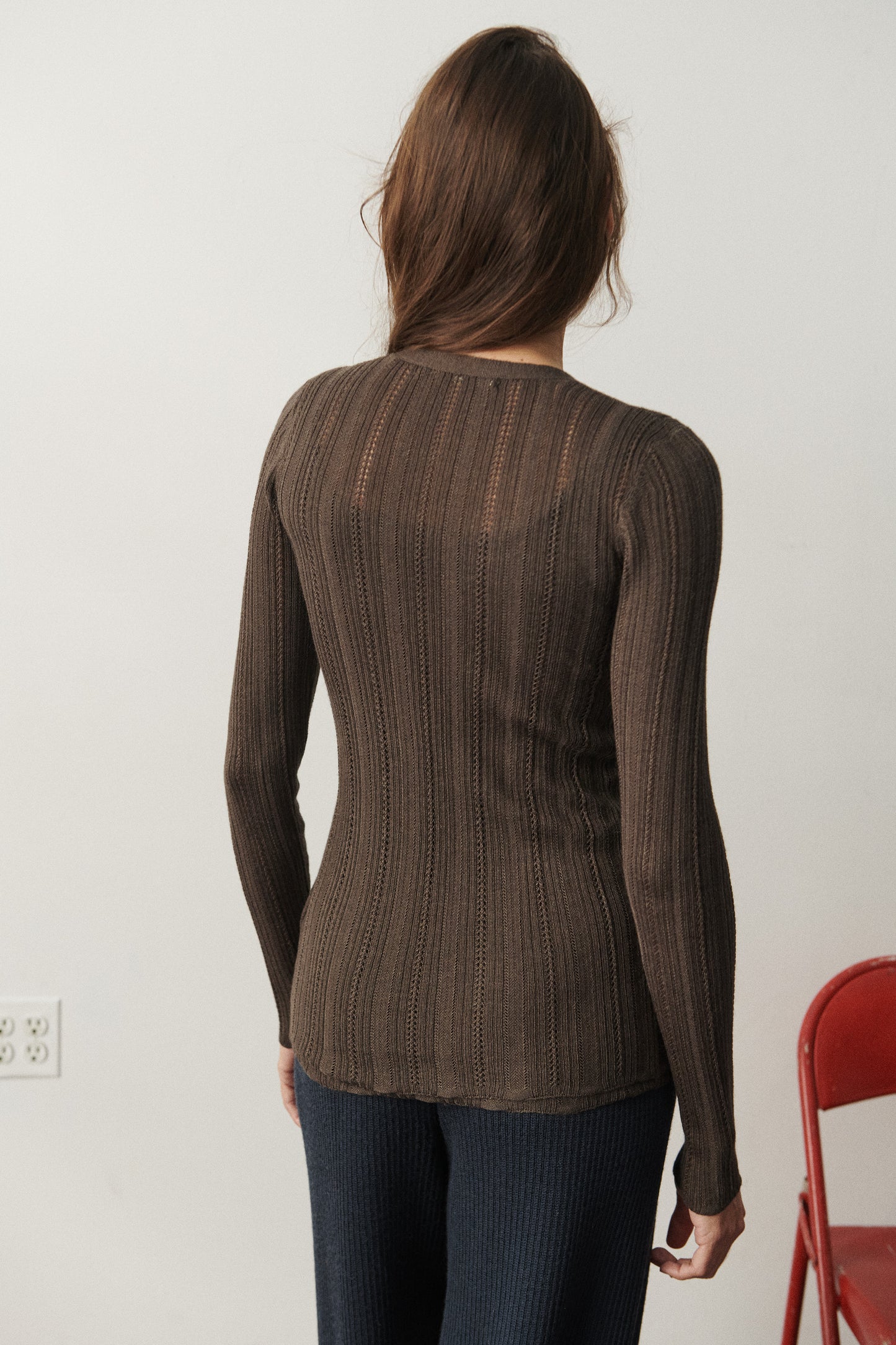 Fluted Lace Bergen Cardigan