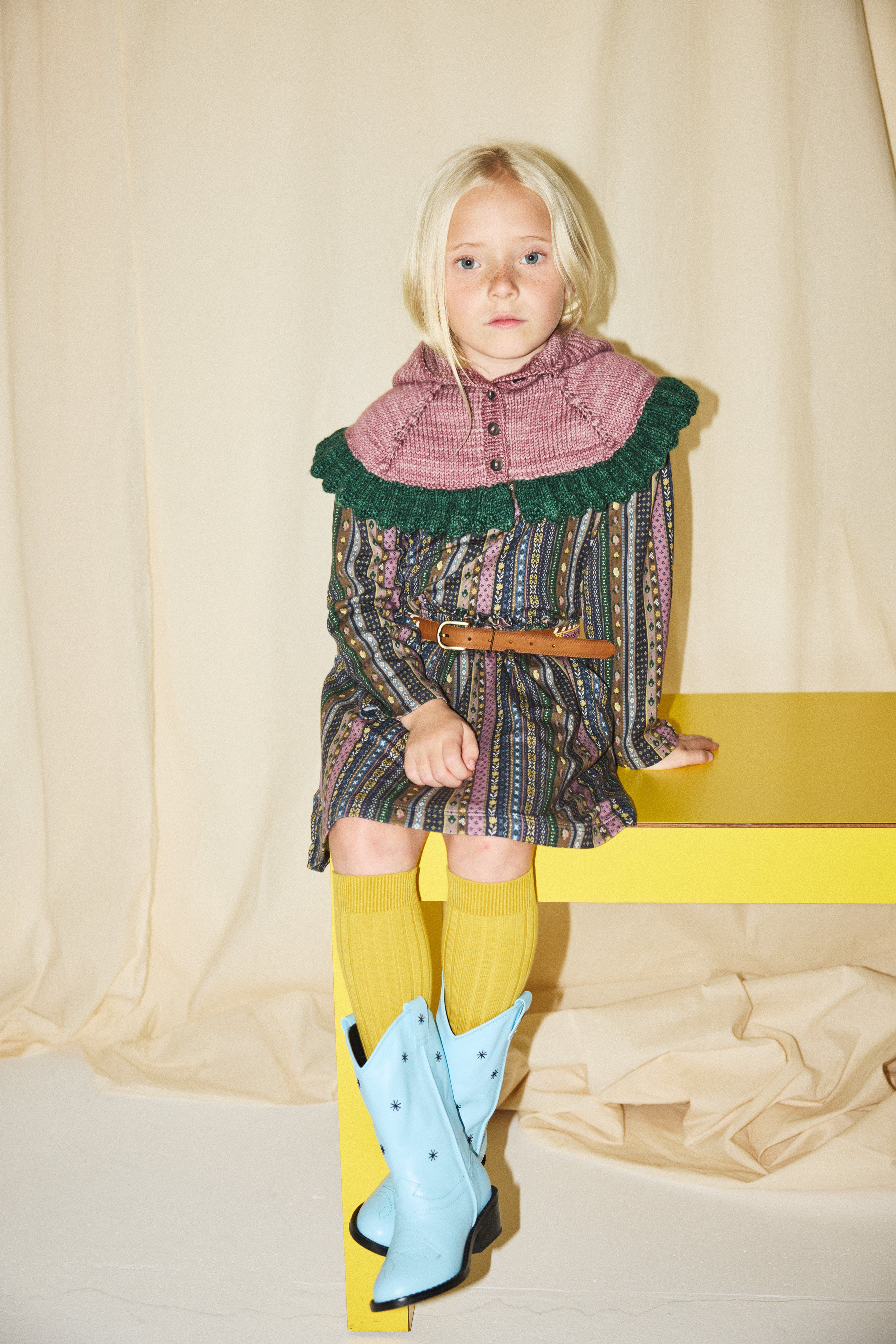 Ruffle Capelet – Misha & Puff