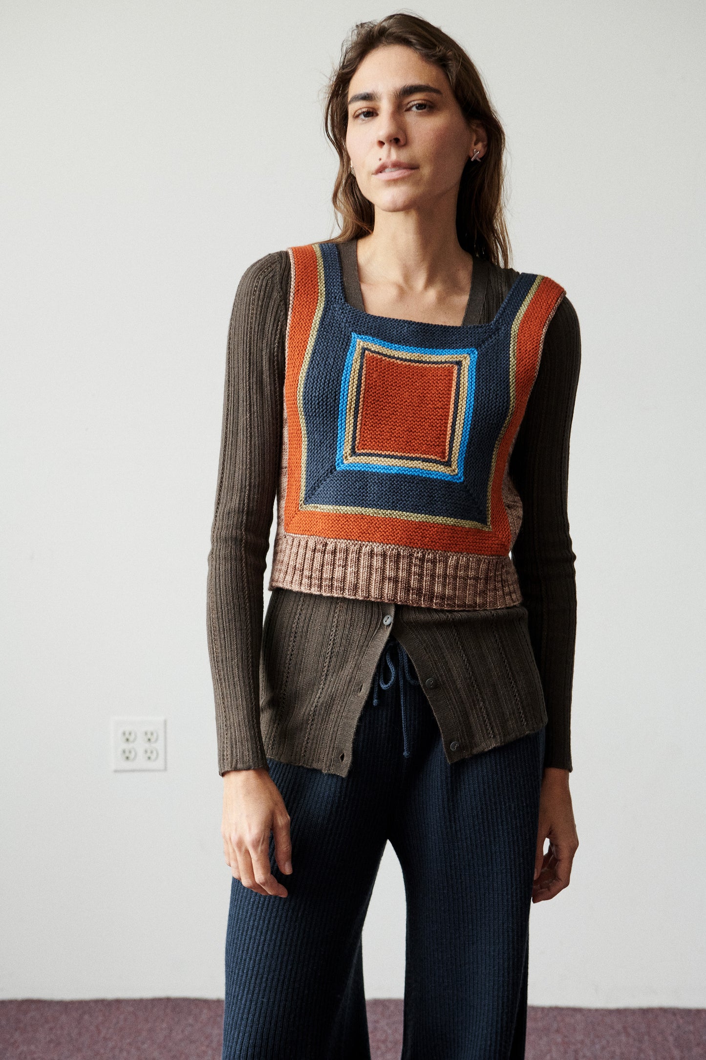 Log Cabin Vest