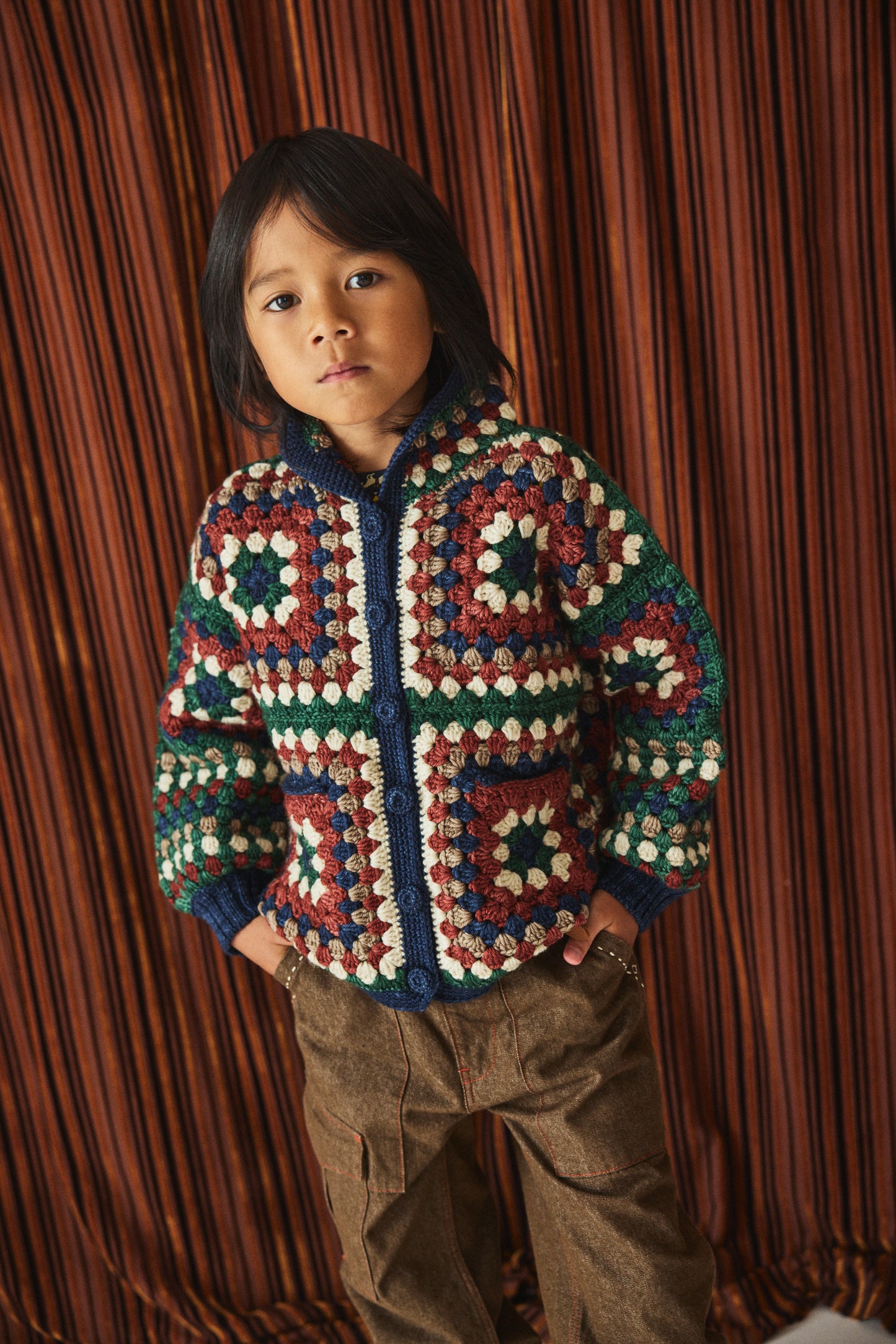 Crochet Big Square Jacket