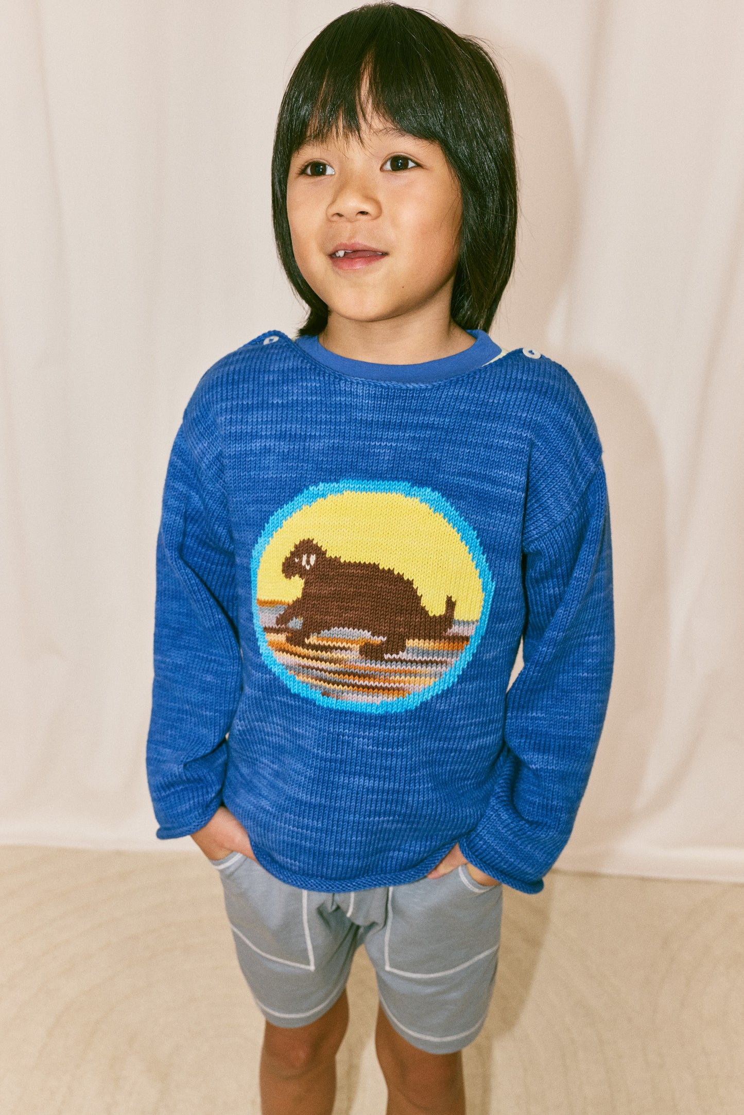 Dog Boatneck Sweater