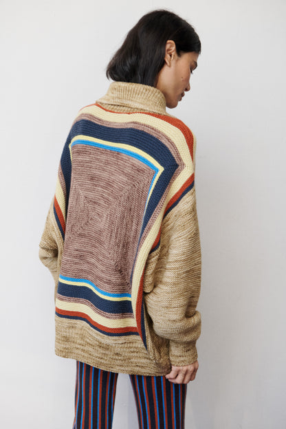 Log Cabin Sweater