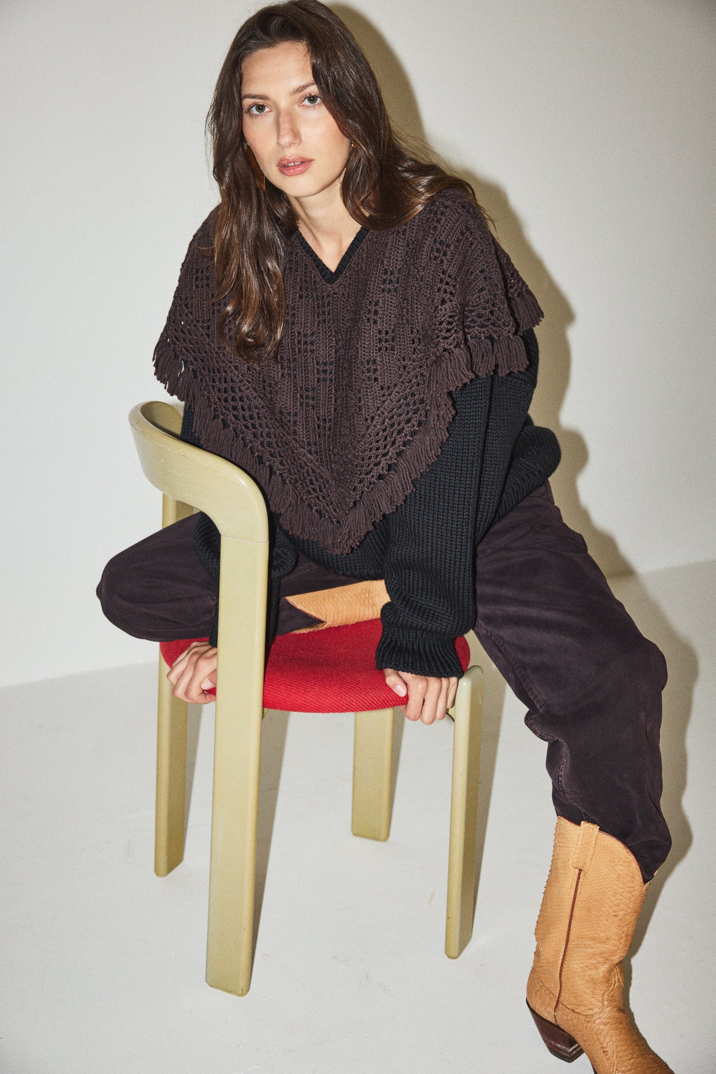 Lattice Crochet Capelet