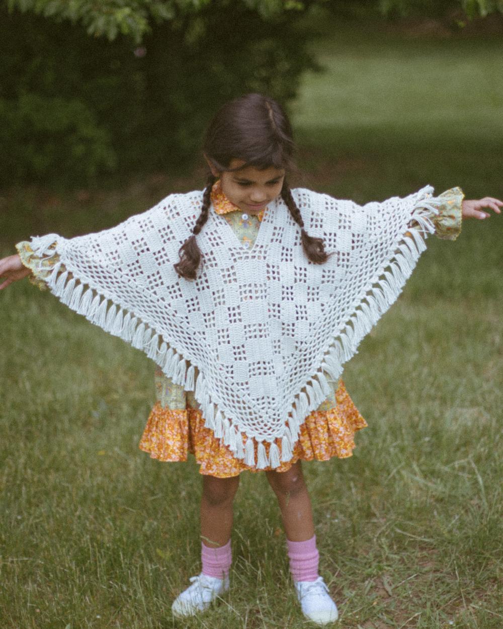 Lattice Crochet Poncho