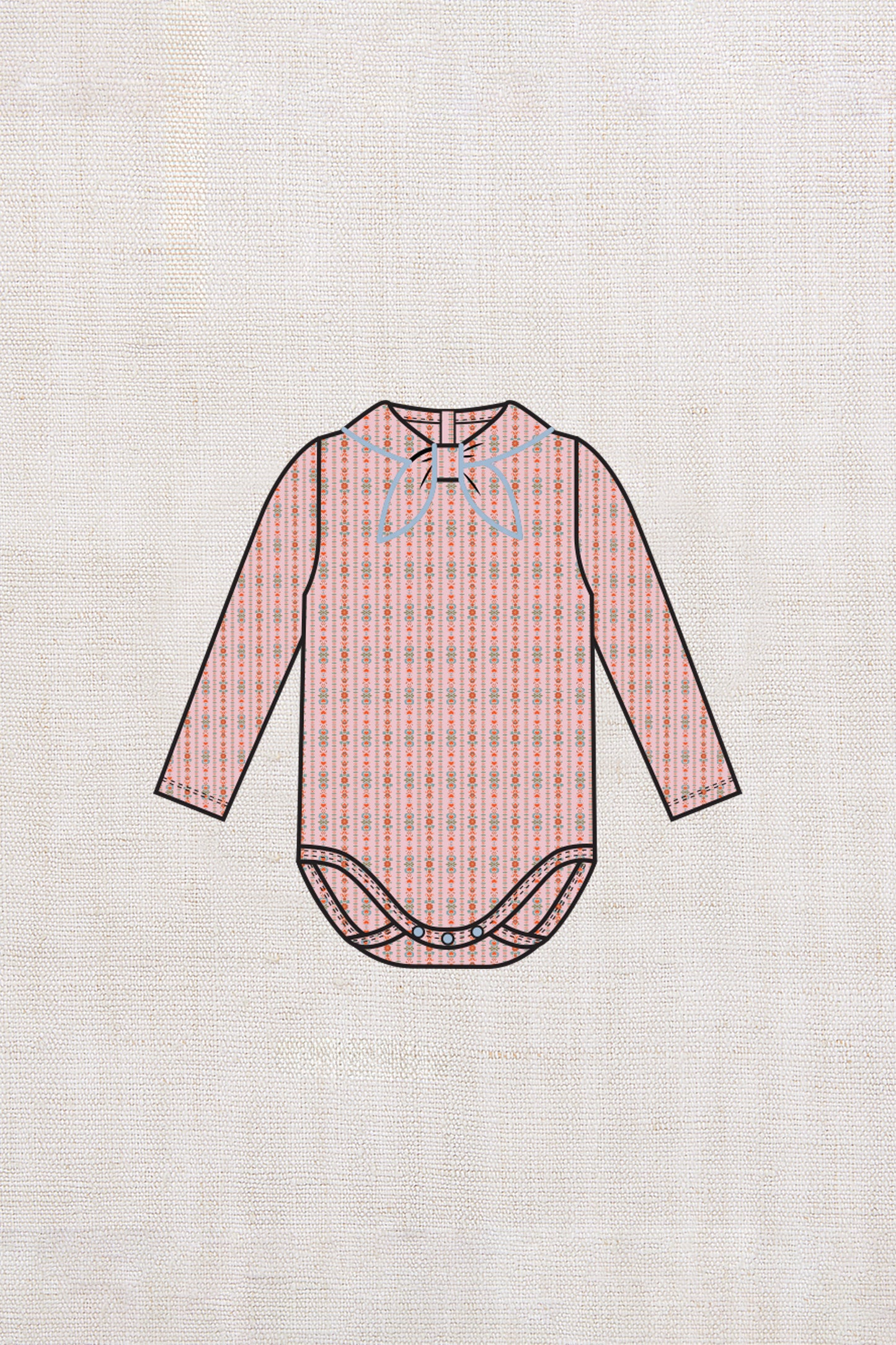 Baby Long Sleeve Scout Onesie